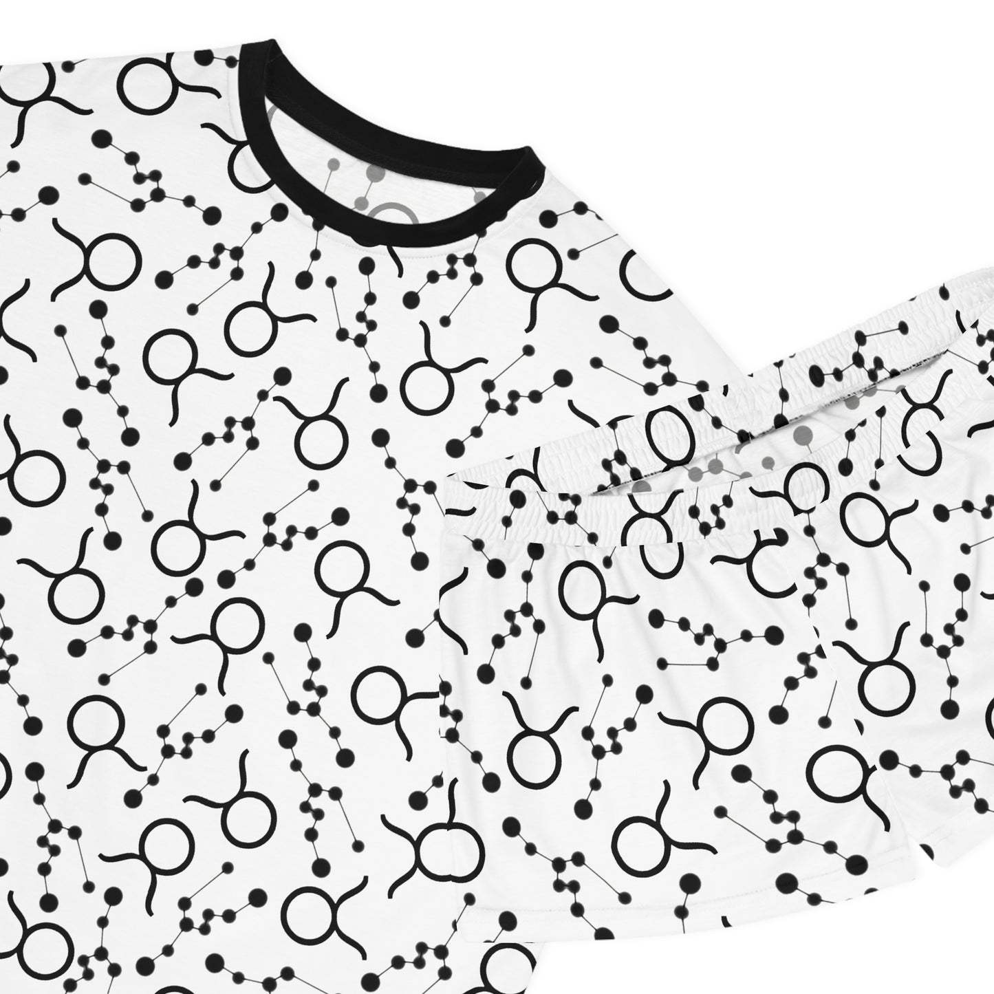 Women's Short Pajama Set Taurus Zodiac Sign (AOP)