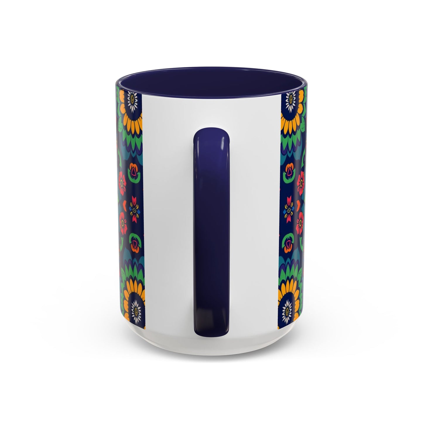Accent Coffee Mug, Capricorn, Zodiac, Flower Pattern, (11, 15oz)