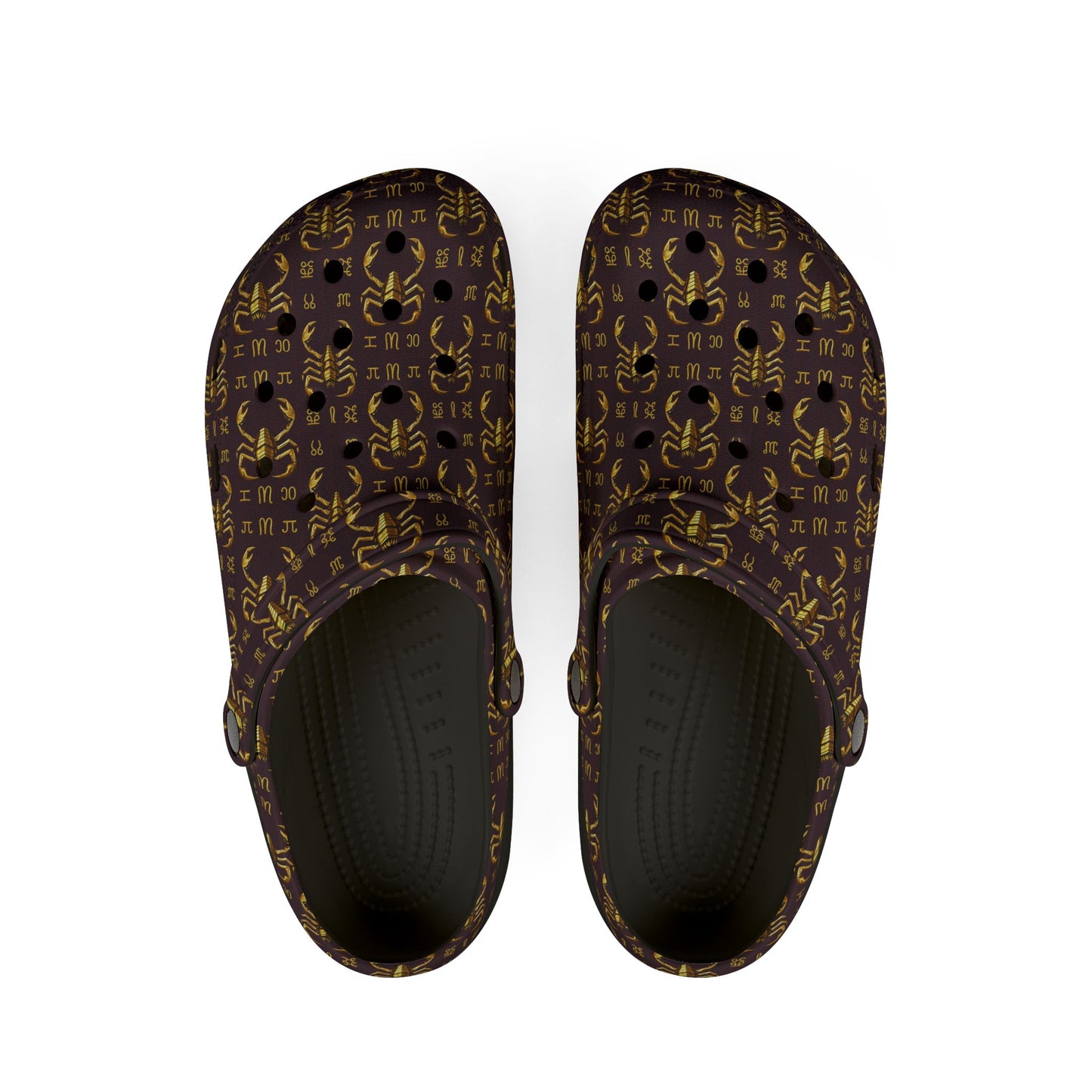 EVA Foam Rubber Shoes, (AOP), Scorpio, Zodiac v2, Pattern
