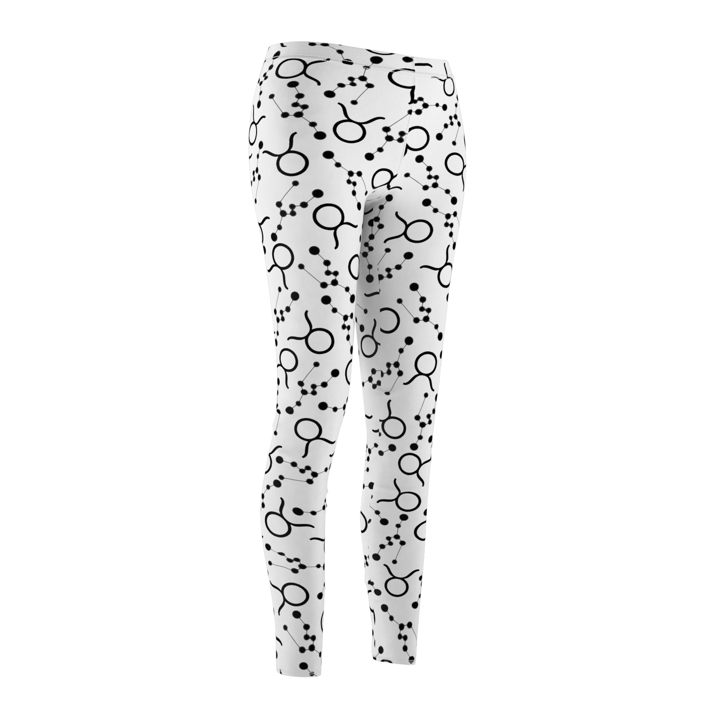 Women's Zodiac Cut & Sew Casual Leggings Taurus Zodiac sign