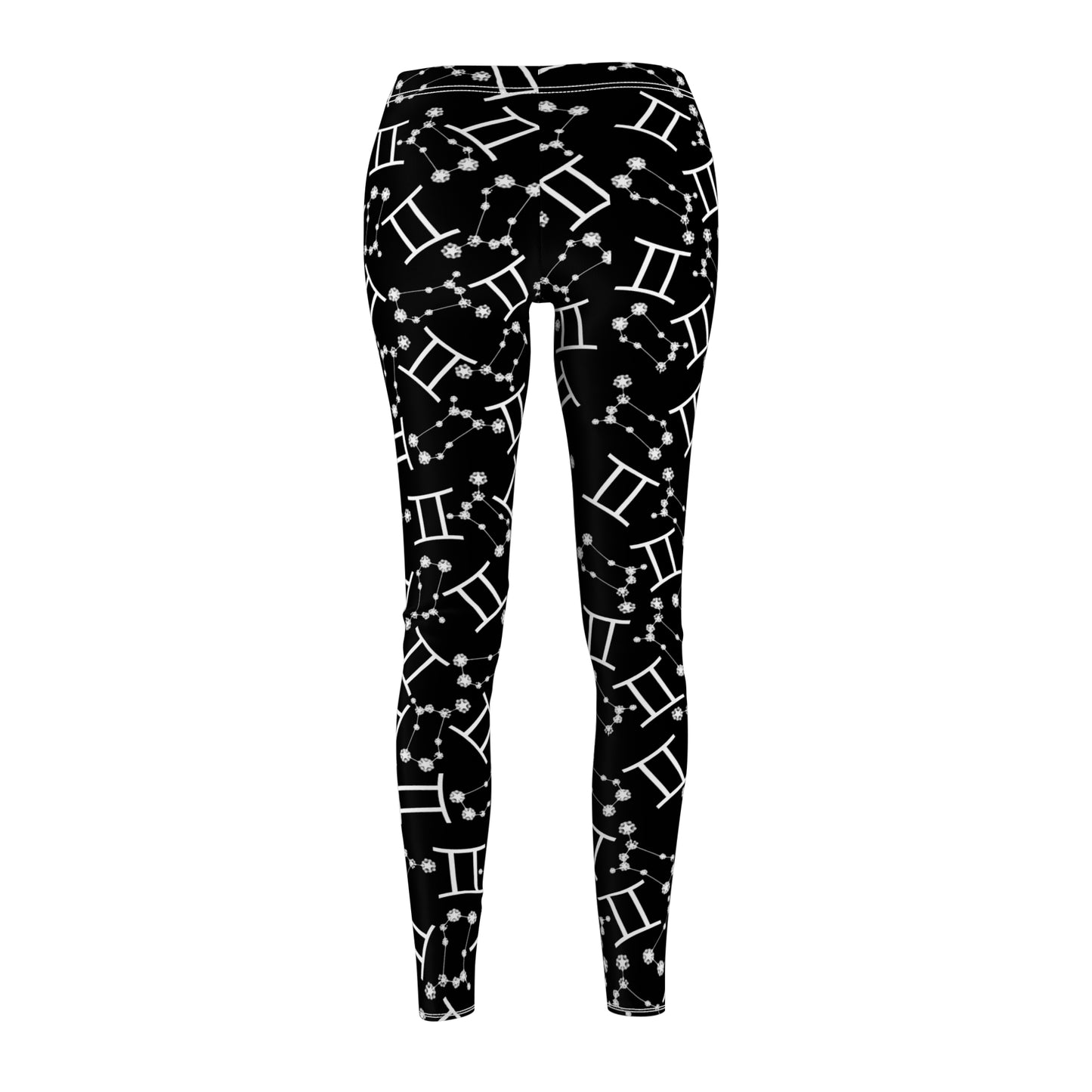 Women's Zodiac Cut & Sew Casual Leggings Gemini Zodiac sign