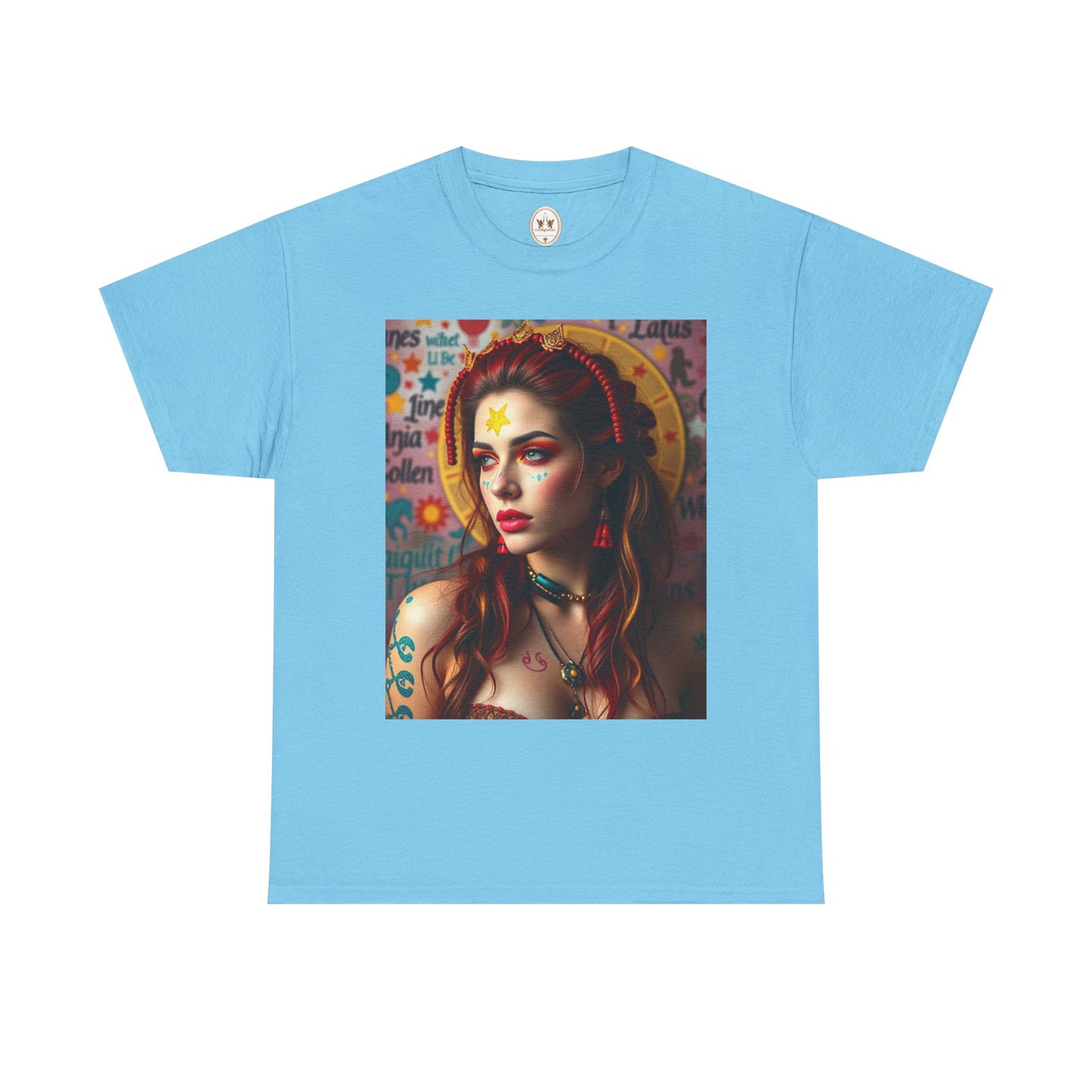Unisex Heavy Cotton T-Shirt, Sagittarius, Zodiac, Sexy Art