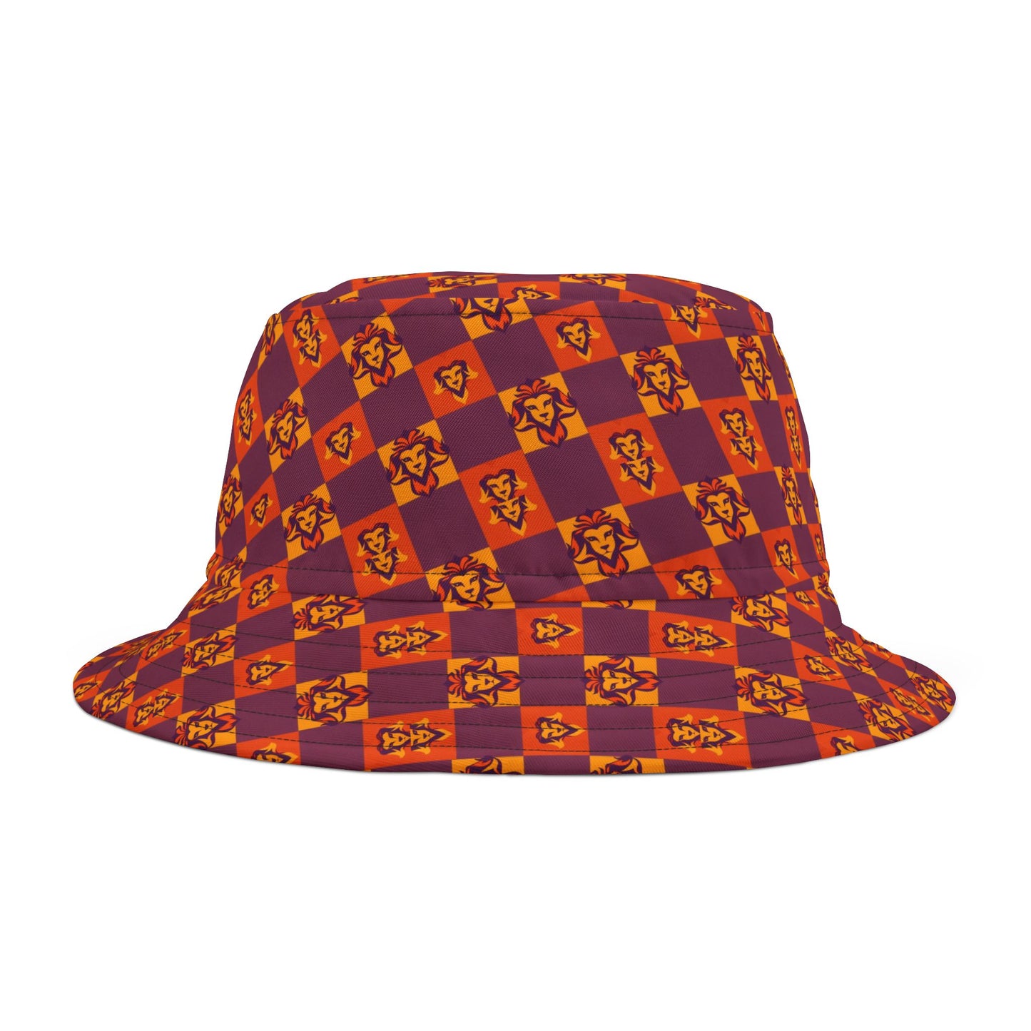 Bucket Hat, (AOP), Leo, Zodiac, Shape Pattern