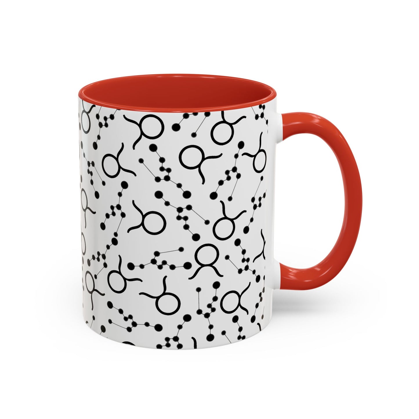 Accent Coffee Mug with the Taurus Zodiac sign (11, 15oz)