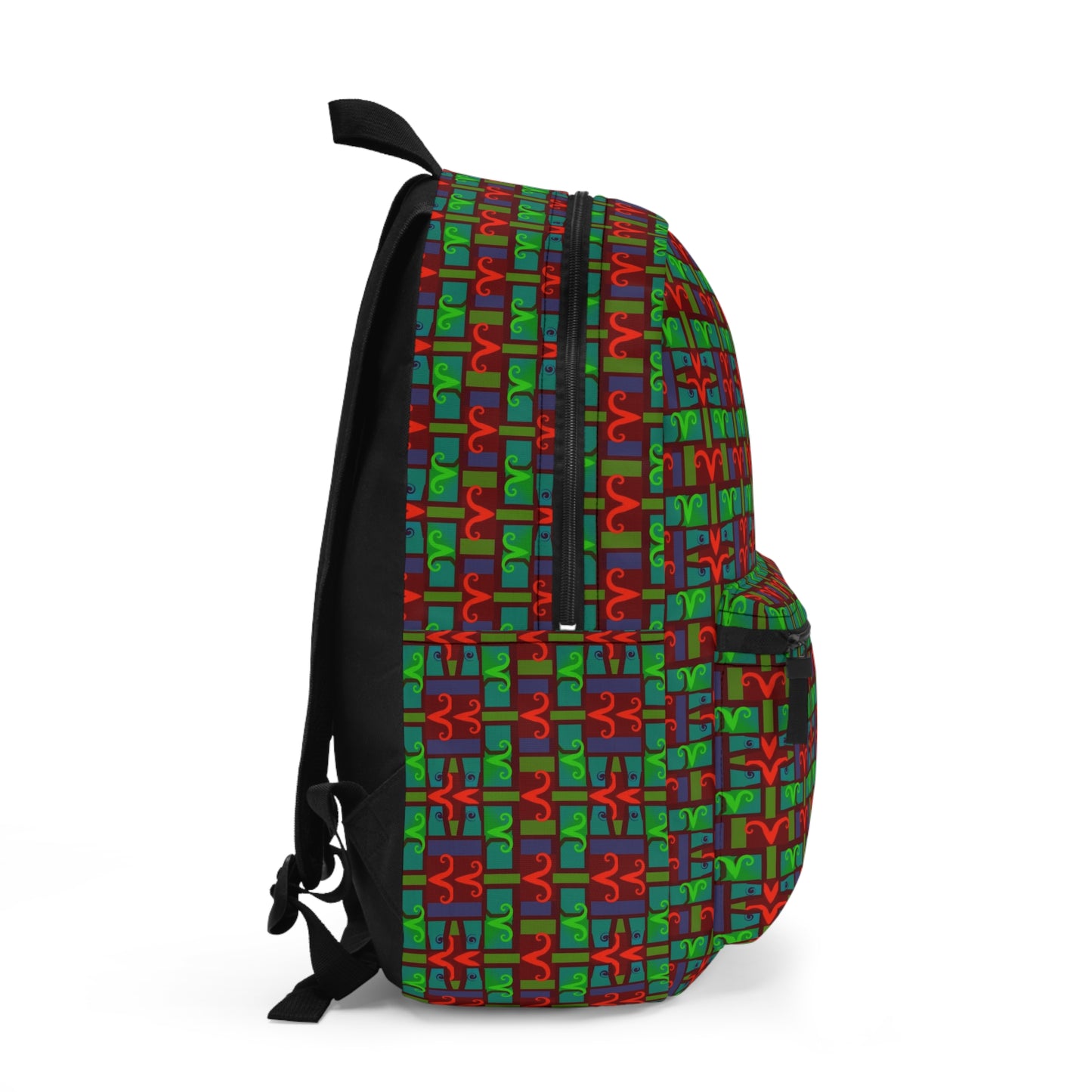 Backpack, Aries, Zodiac v2, Shapes Pattern