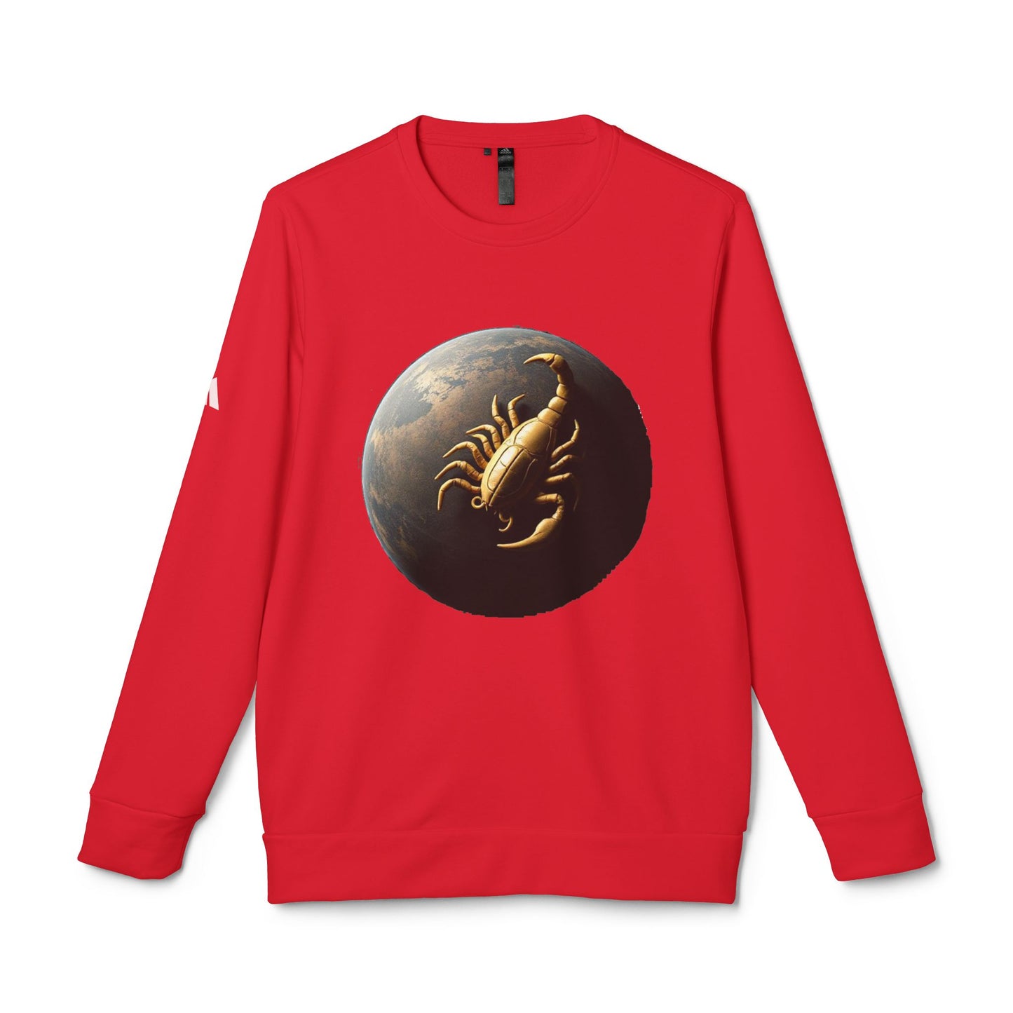 Adidas, Unisex Fleece Crewneck Sweatshirt, Scorpio, Planet Animal, Zodiac