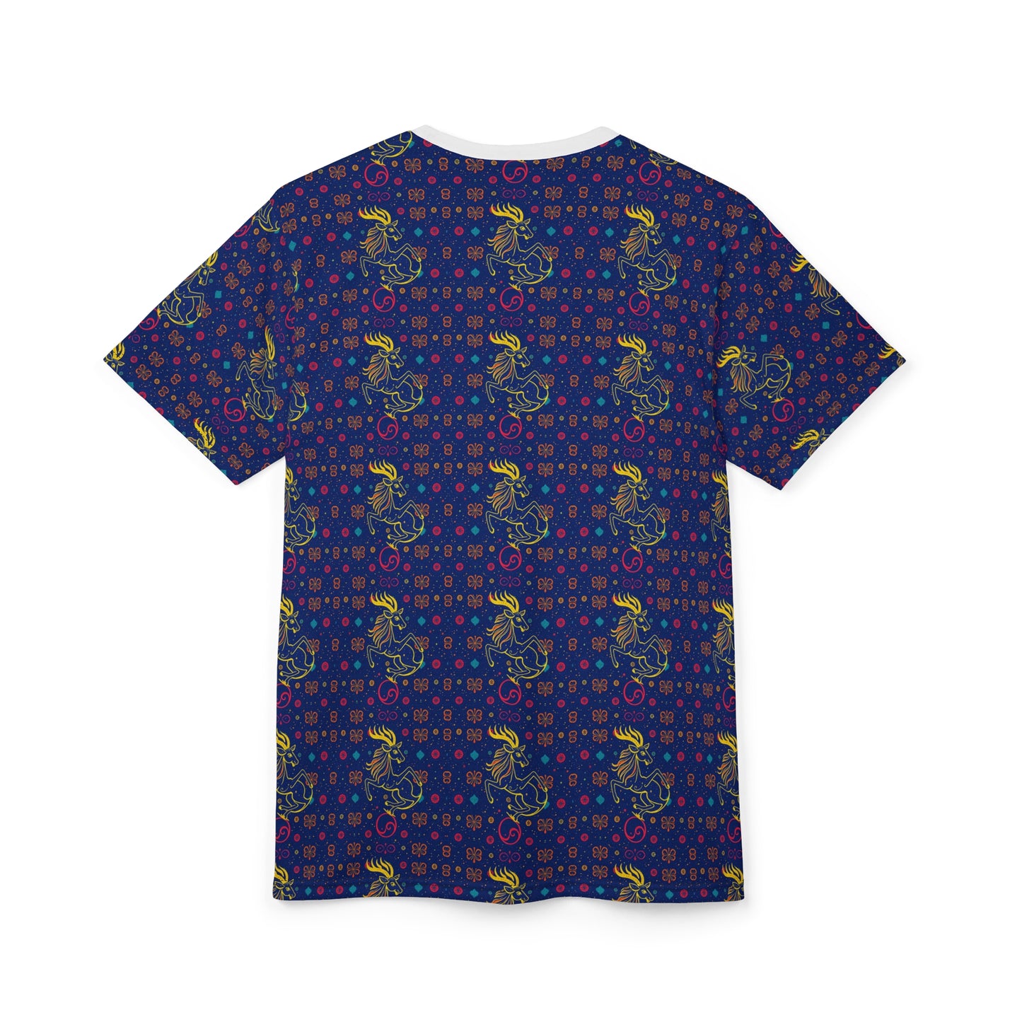 Unisex Cut & Sew T-Shirt, AOP, Aquarius, Zodiac, Pattern