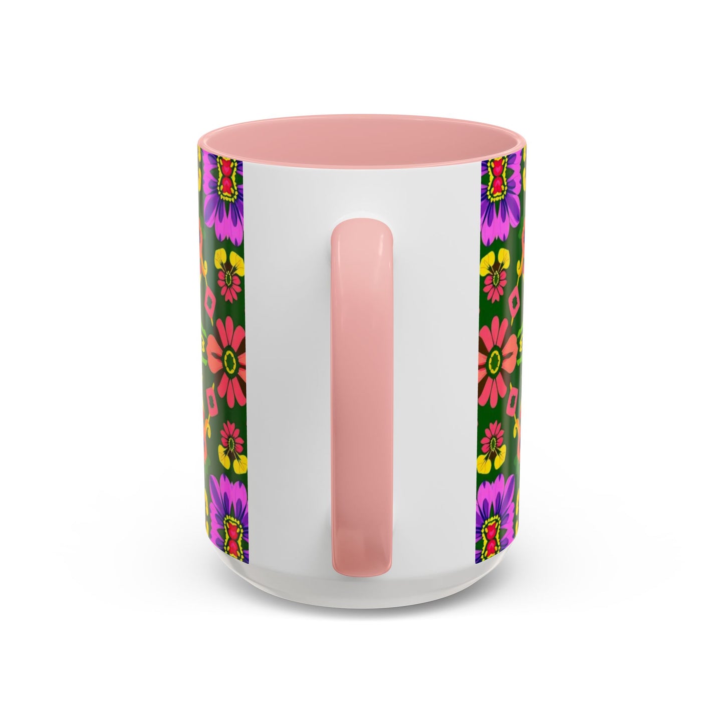 Accent Coffee Mug, Libra, Zodiac, Flower Pattern, (11, 15oz)