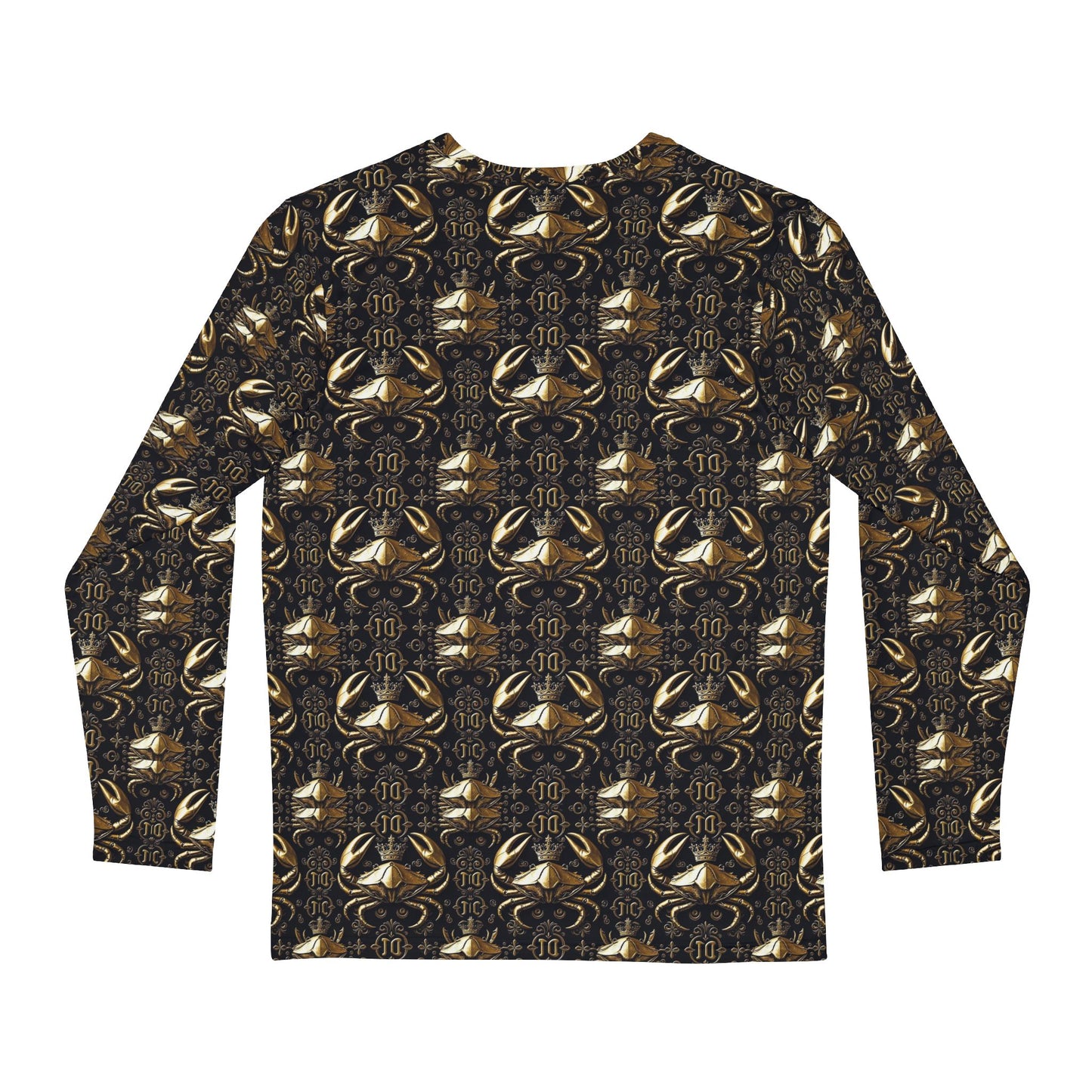 Men's Long Sleeve Shirt, (AOP), Cancer, Zodiac v2, Pattern