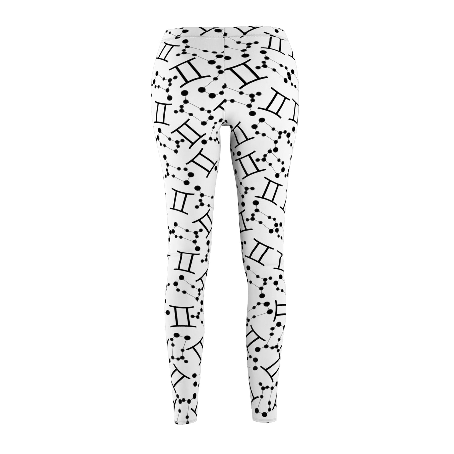 Women's Zodiac Cut & Sew Casual Leggings Gemini Zodiac sign