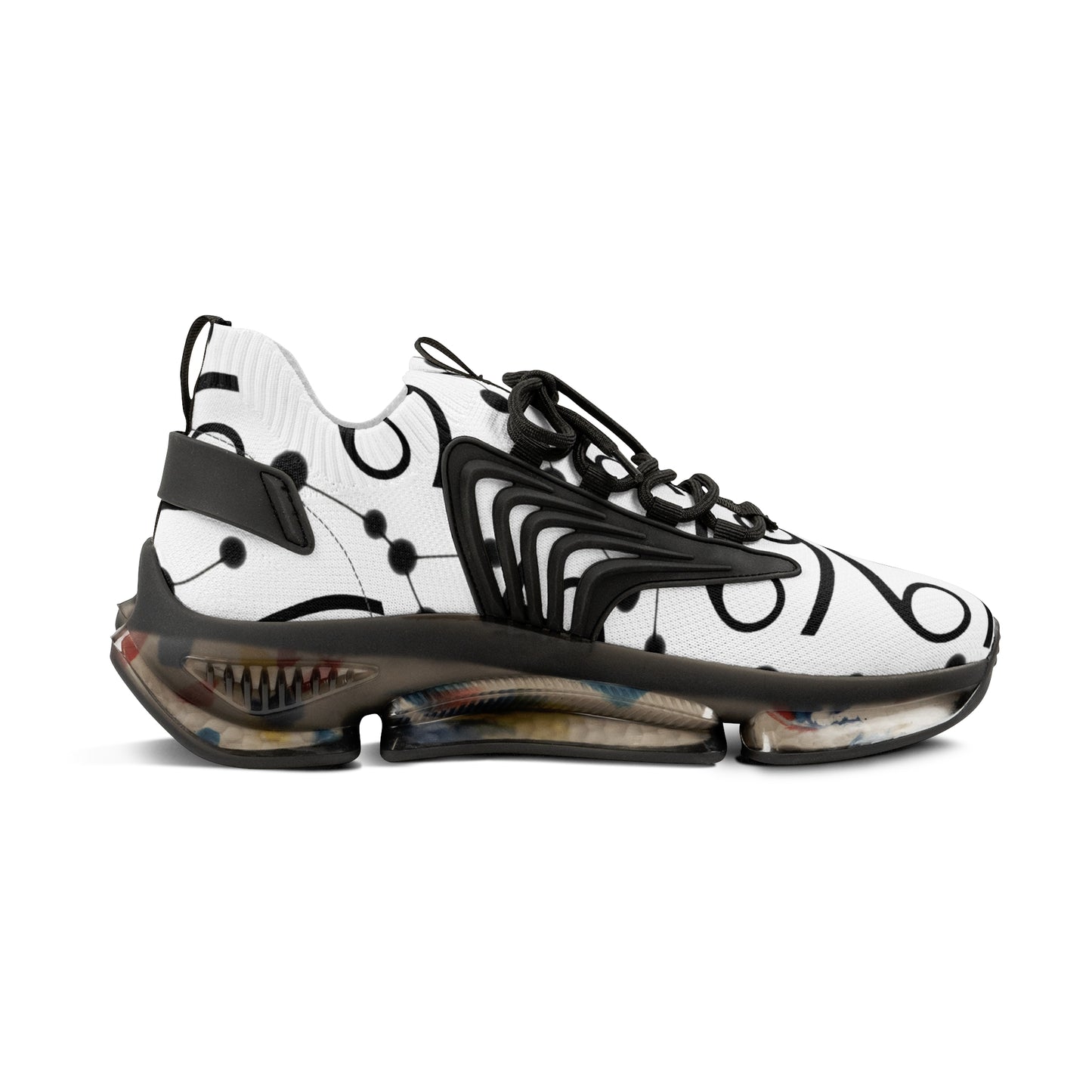 Men's Mesh Sneakers, Cancer Zodiac Sign, all over print