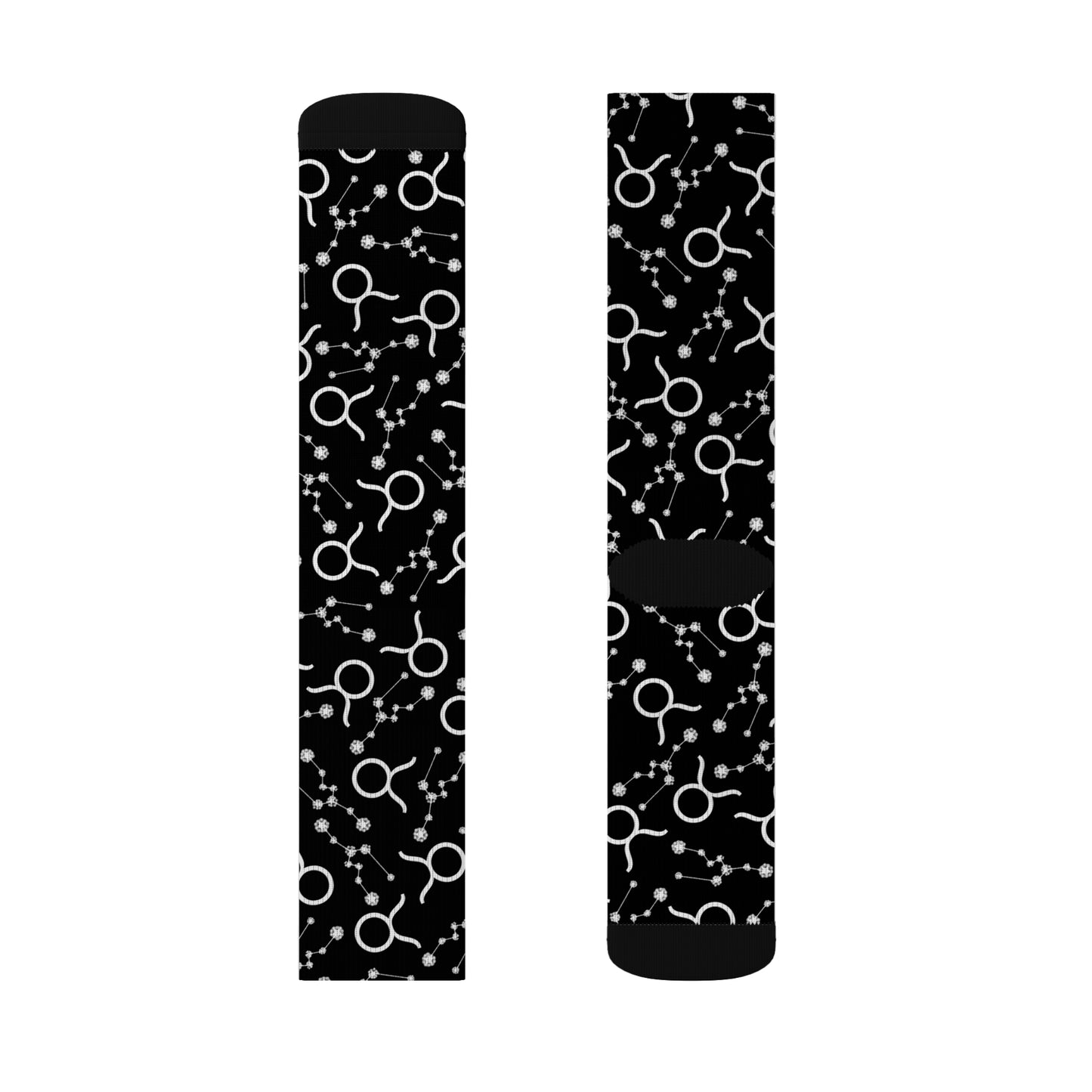 Zodiac Sublimation Socks Taurus Zodiac sign
