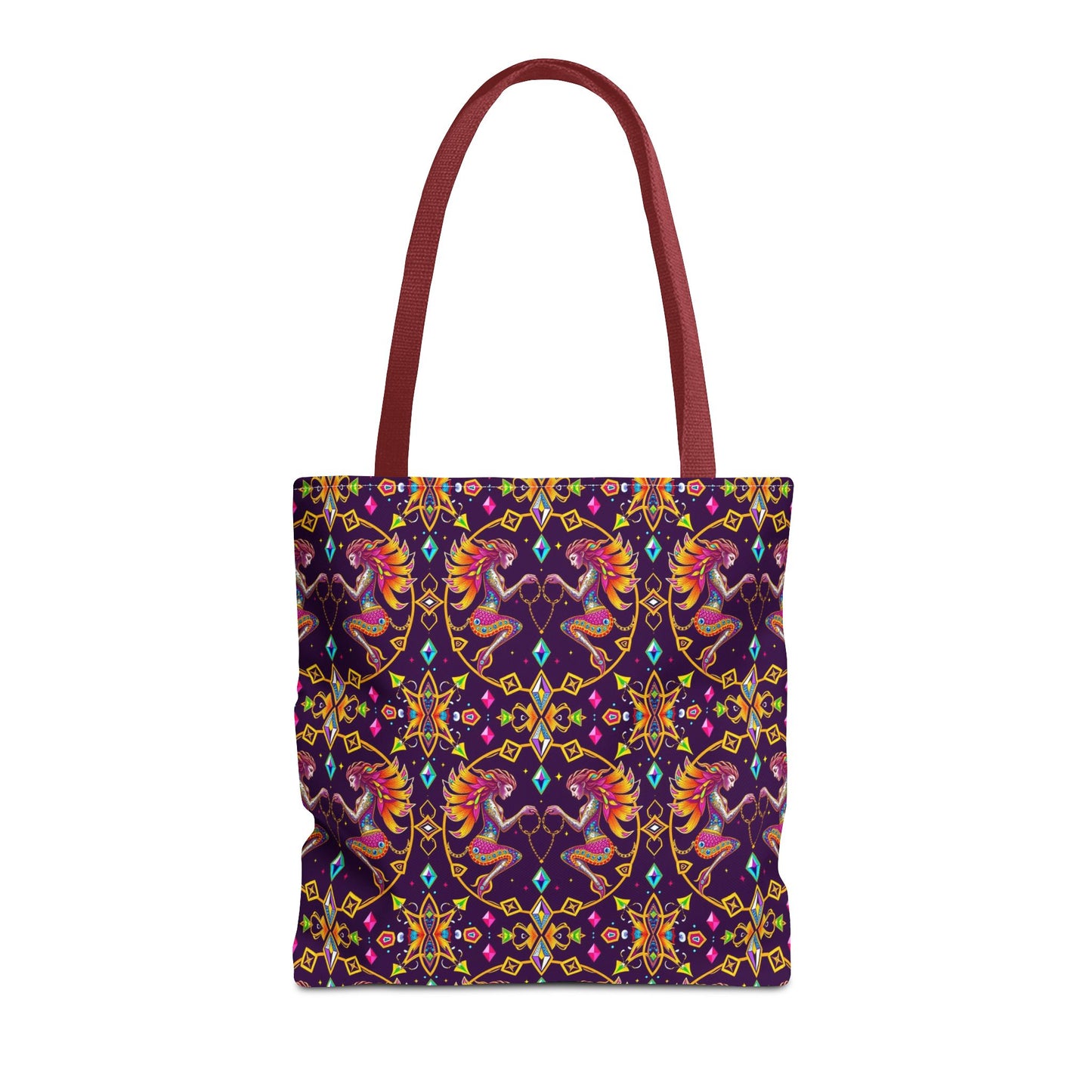 Tote Bag (AOP), Gemini, Zodiac, Jewel Pattern