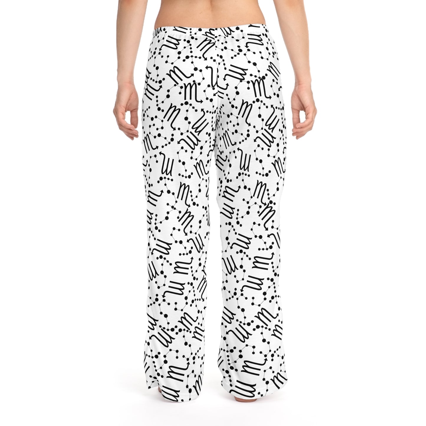Women's Zodiac Pajama Pants (AOP) Scorpio Zodiac Sign