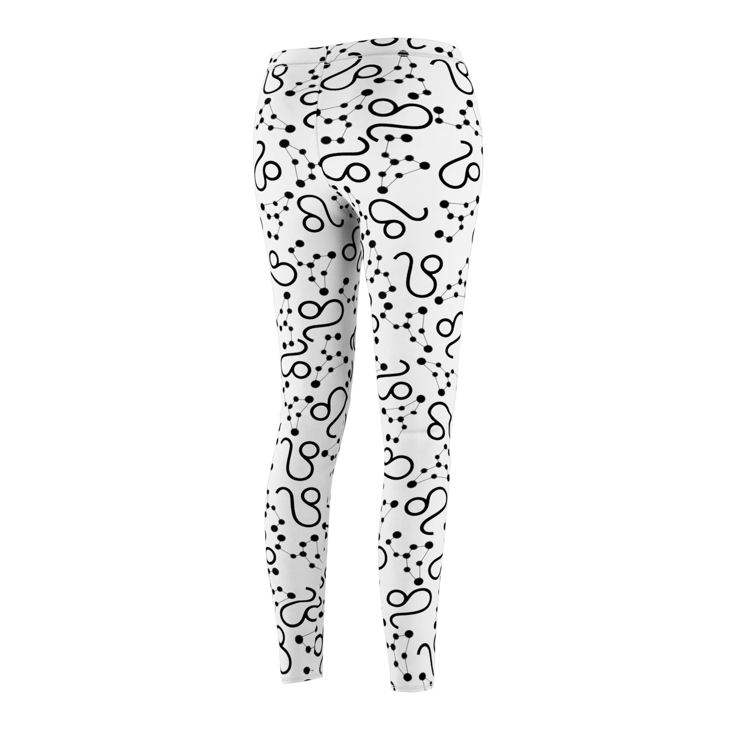 Women's Zodiac Cut & Sew Casual Leggings Leo Zodiac sign