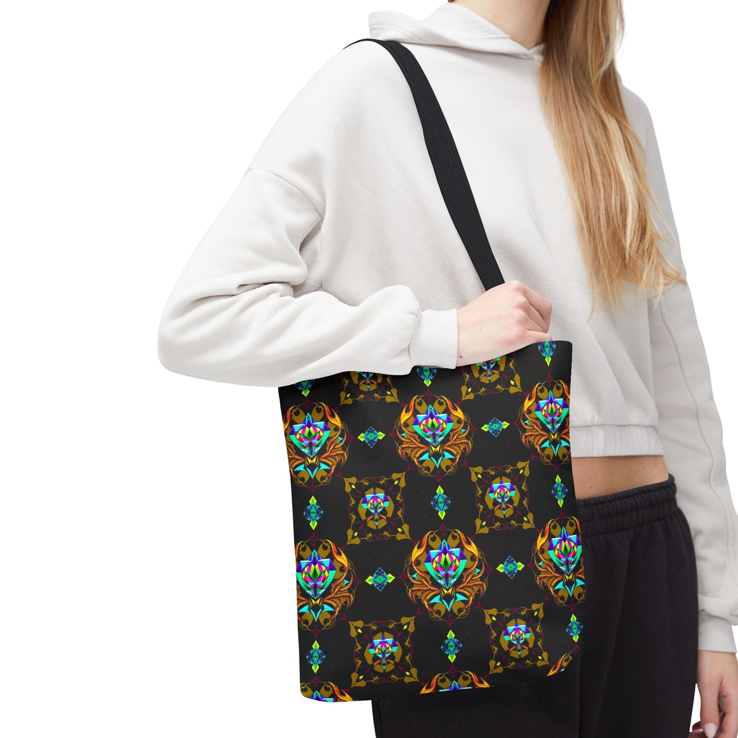 Tote Bag (AOP), Scorpio, Zodiac, Jewel Pattern