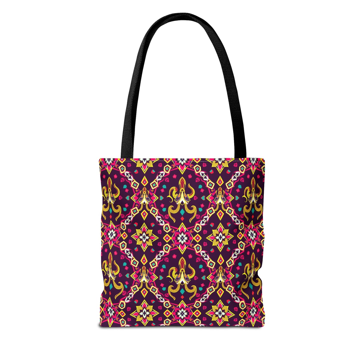 Tote Bag (AOP), Capricorn, Zodiac, Jewel Pattern