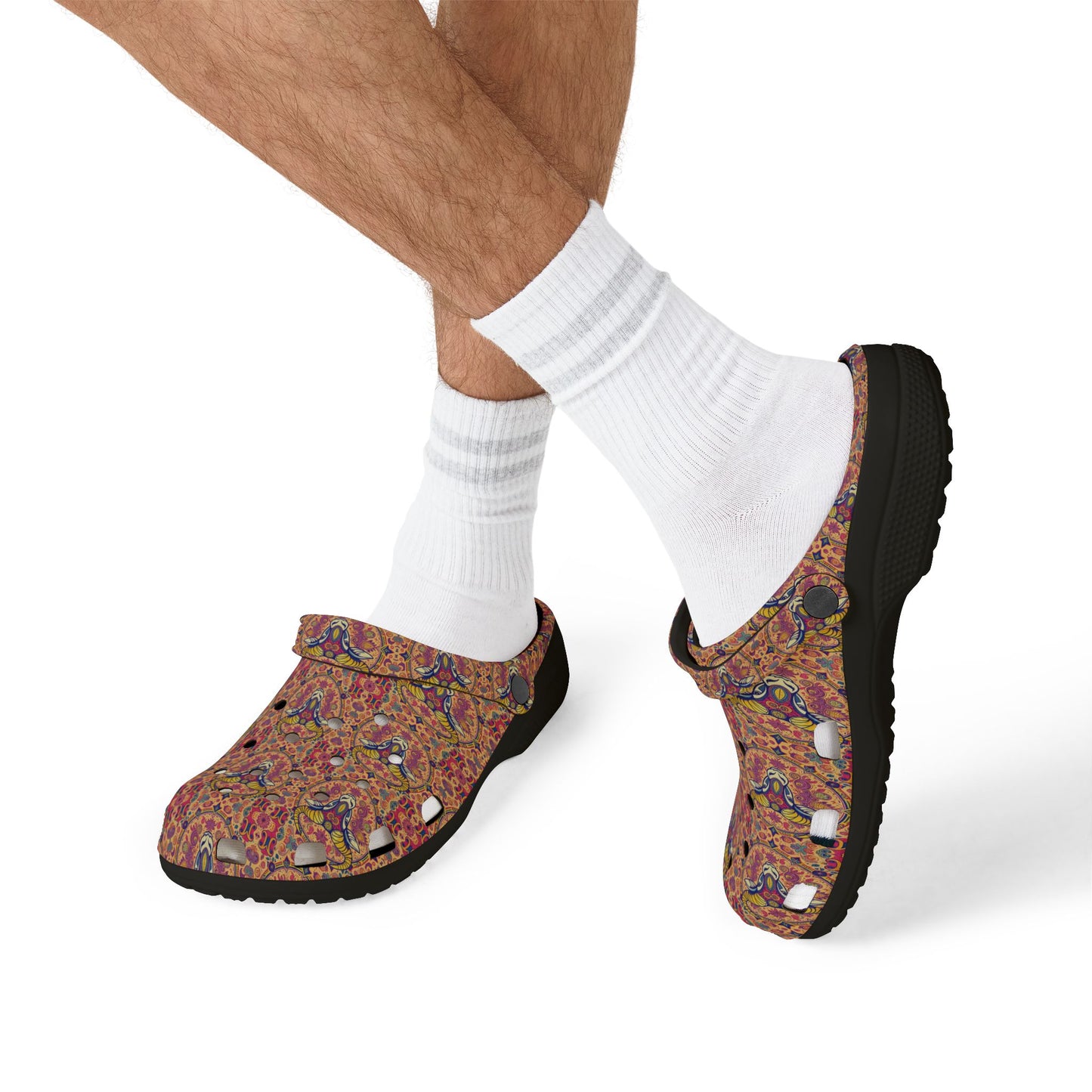 EVA Foam Rubber Shoes, (AOP), Taurus, Zodiac v4, Pattern
