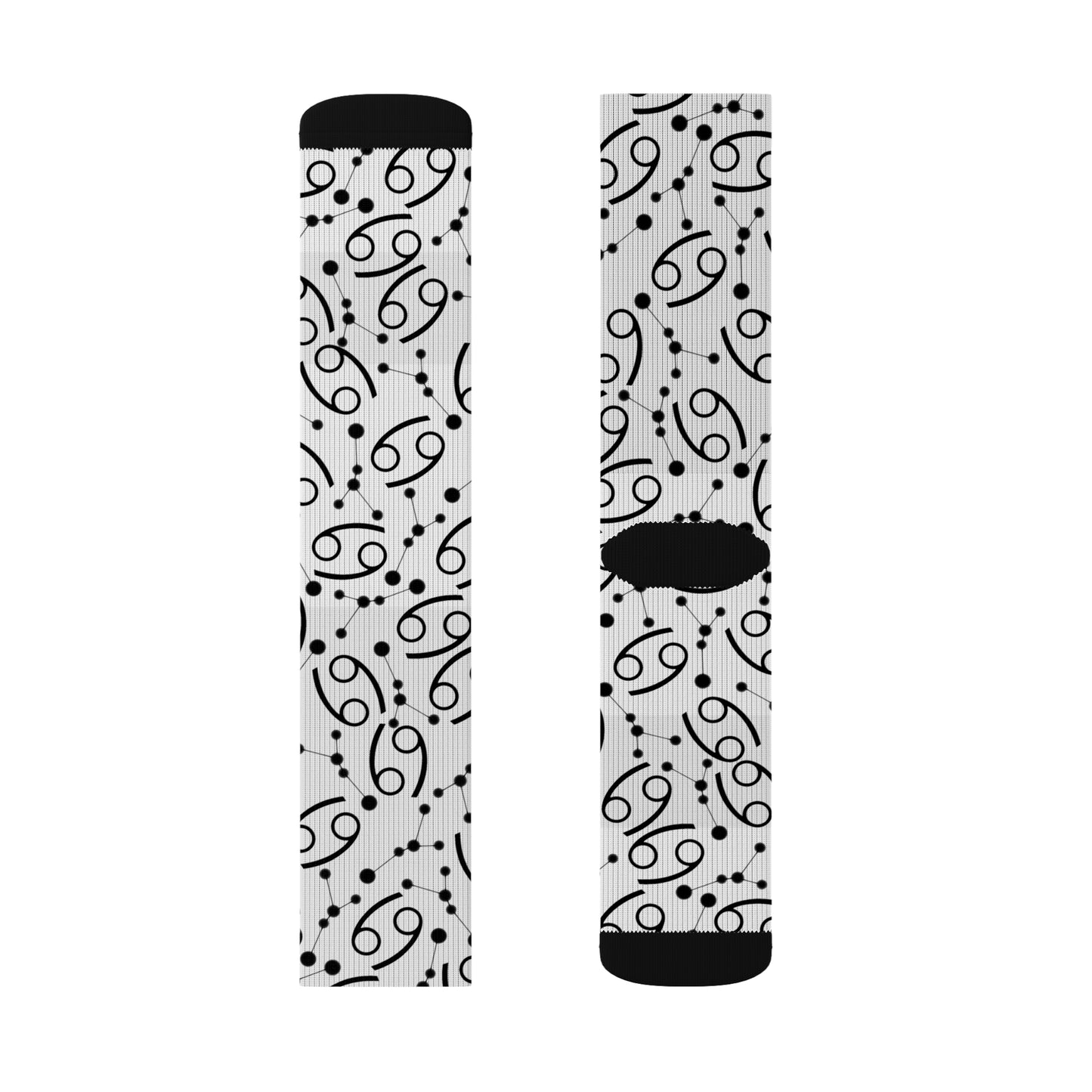 Zodiac Sublimation Socks Cancer Zodiac sign