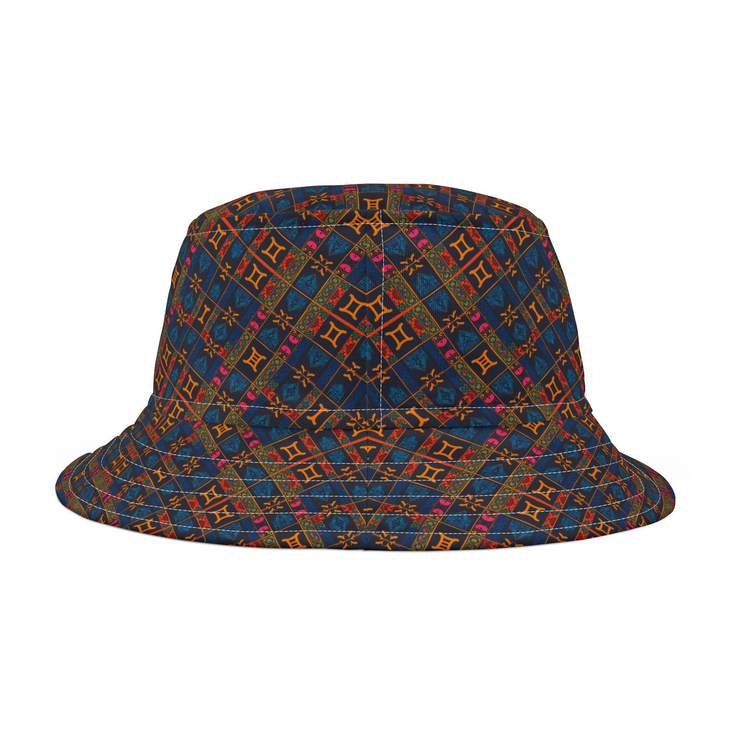 Bucket Hat, (AOP), Gemini, Zodiac v1, Shape Pattern
