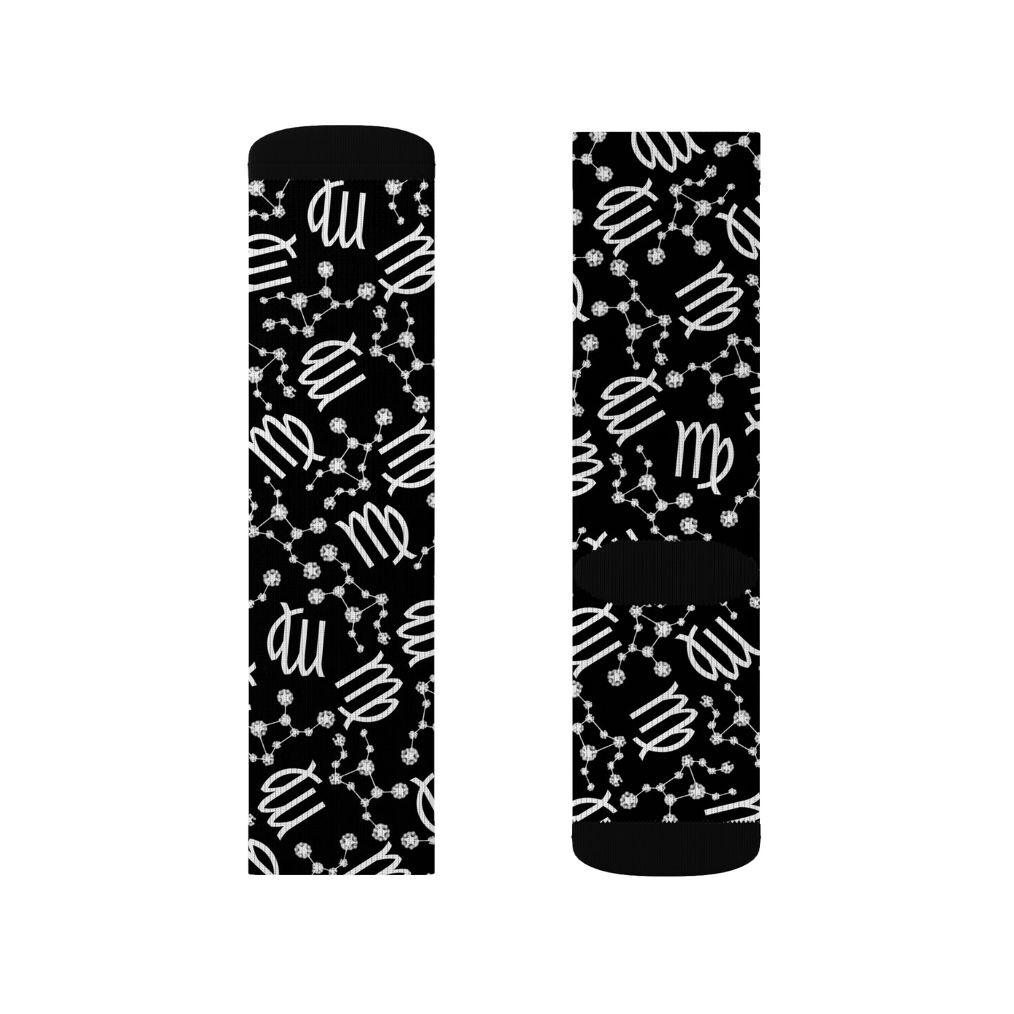 Zodiac Sublimation Socks Virgo Zodiac sign