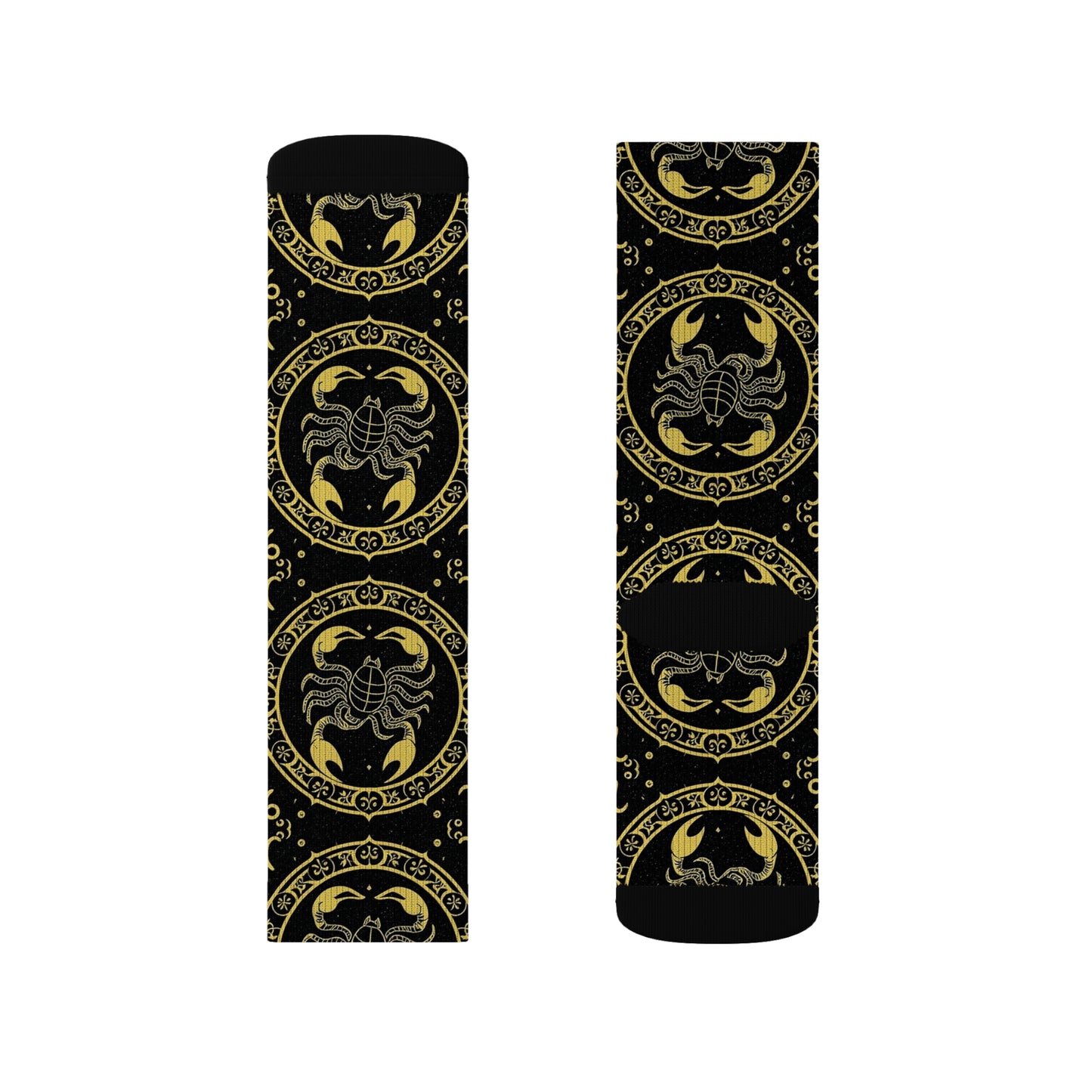 Sublimation Socks, Scorpio, Zodiac v1, Pattern