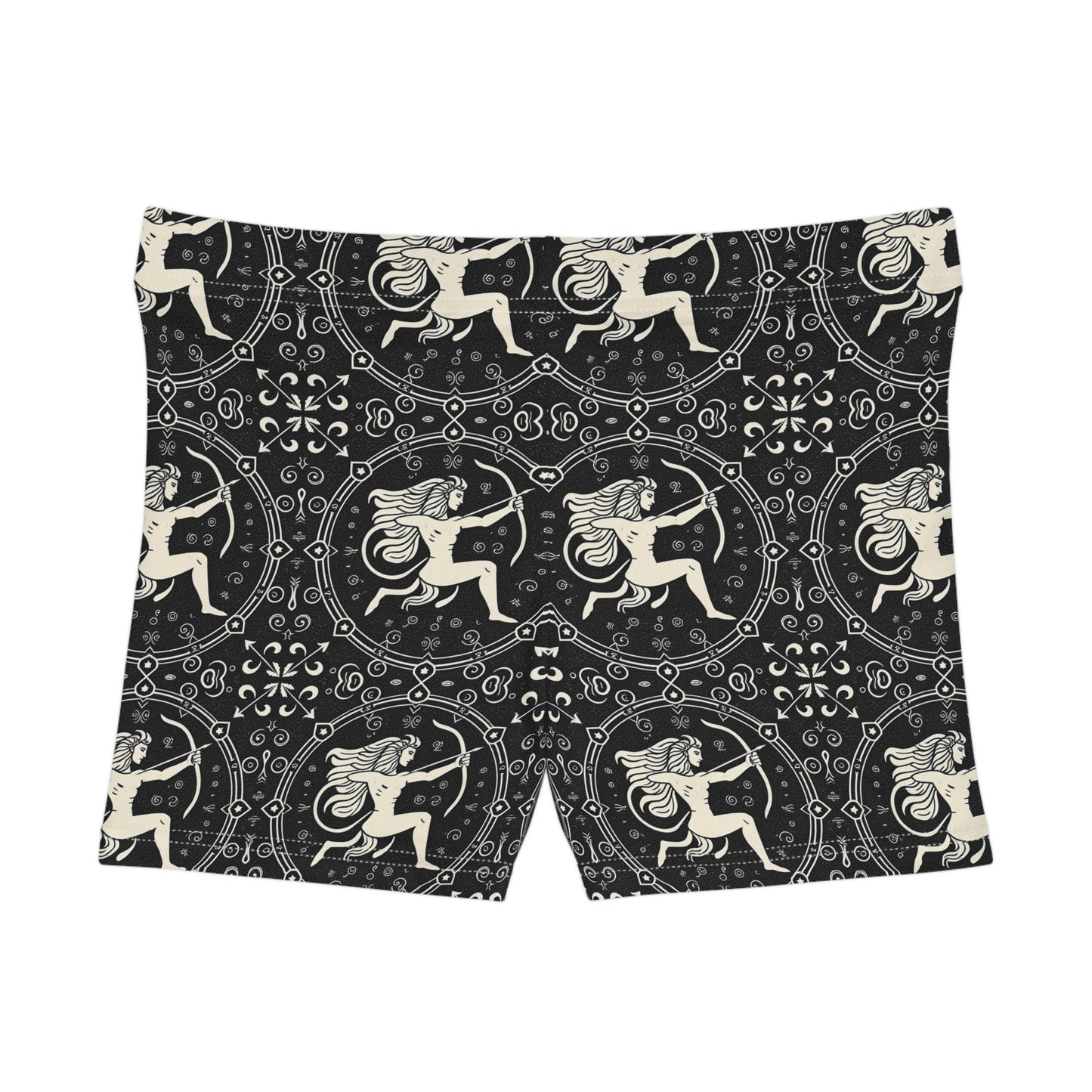 Women's Shorts, AOP, Sagittarius, Zodiac v1, Pattern