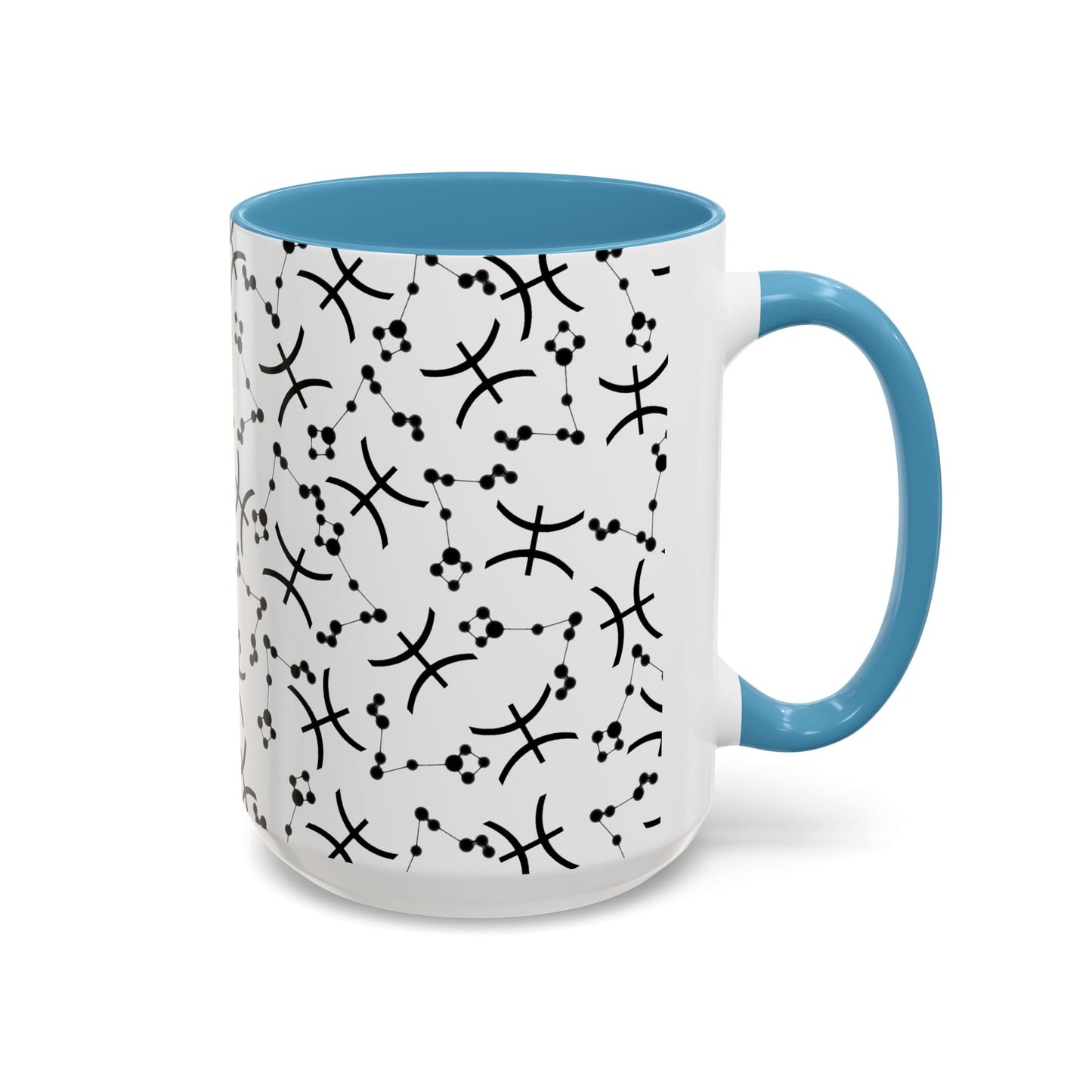 Accent Coffee Mug with the Pisces sign (11, 15oz)