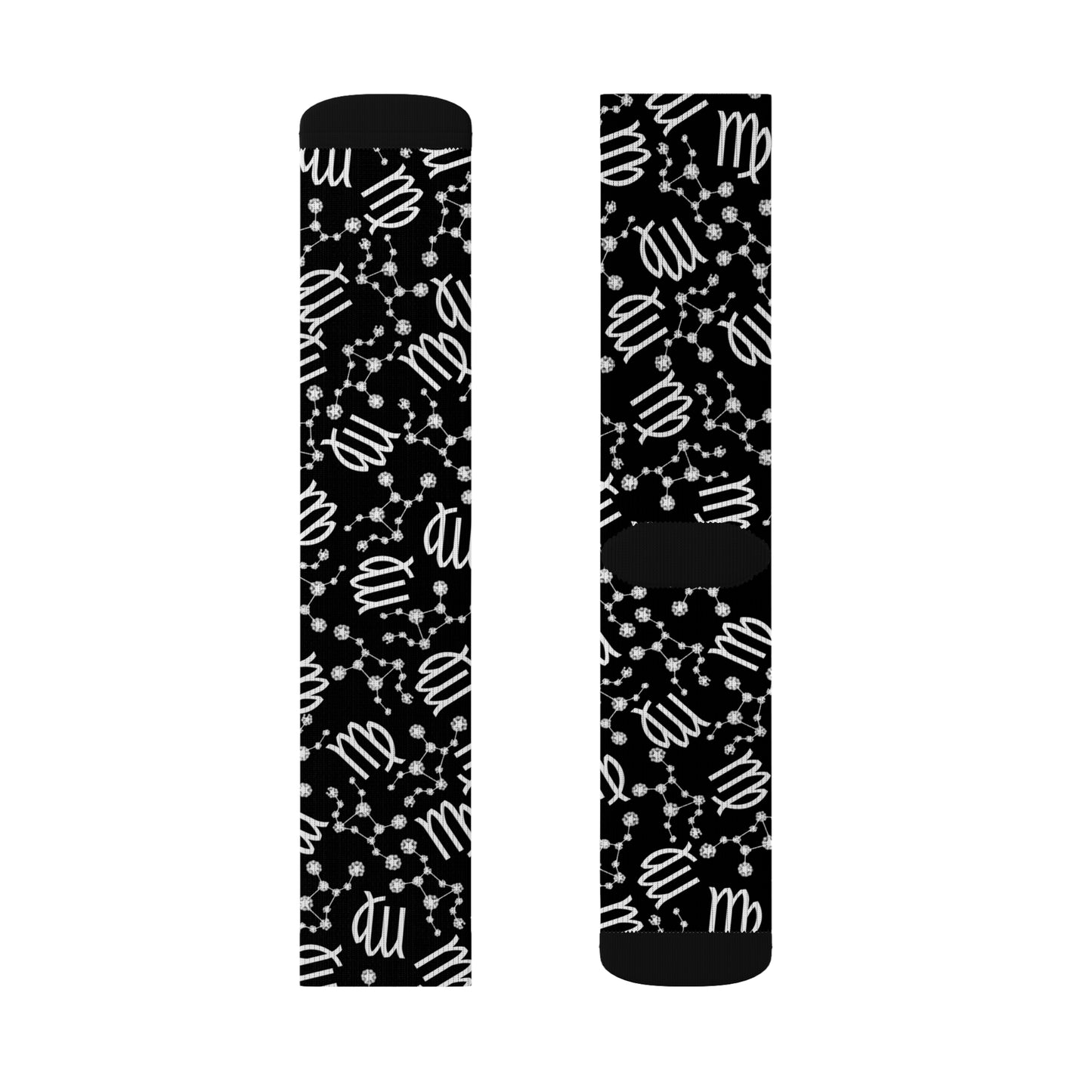 Zodiac Sublimation Socks Virgo Zodiac sign