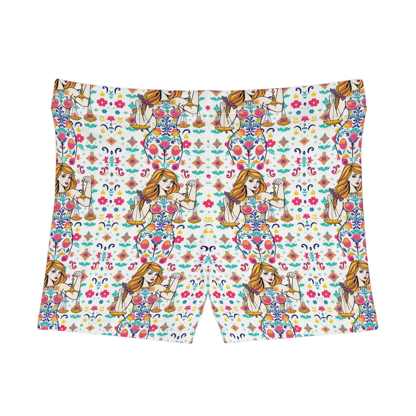 Women's Shorts, (AOP), Libra, Zodiac, Sexy Pattern