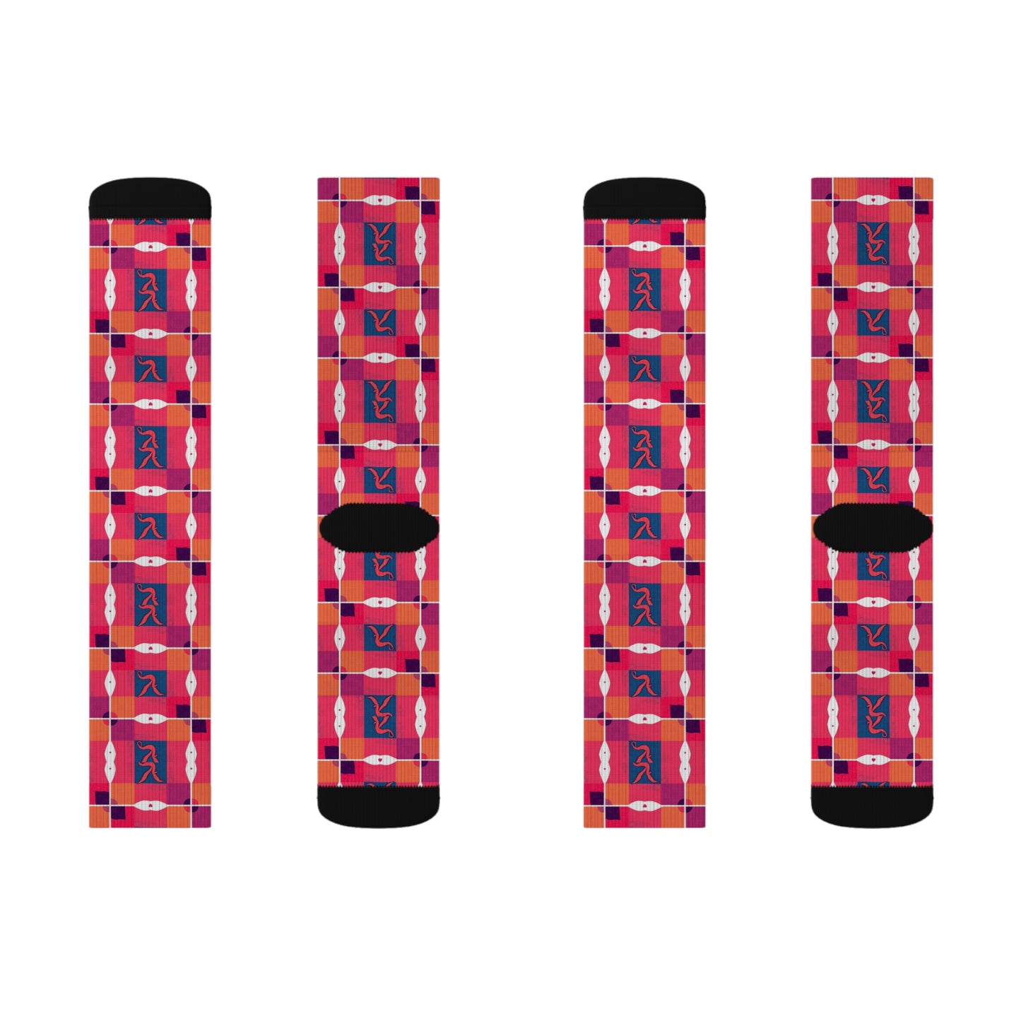 Sublimation Socks, Sagittarius, Zodiac v2, Shapes Pattern