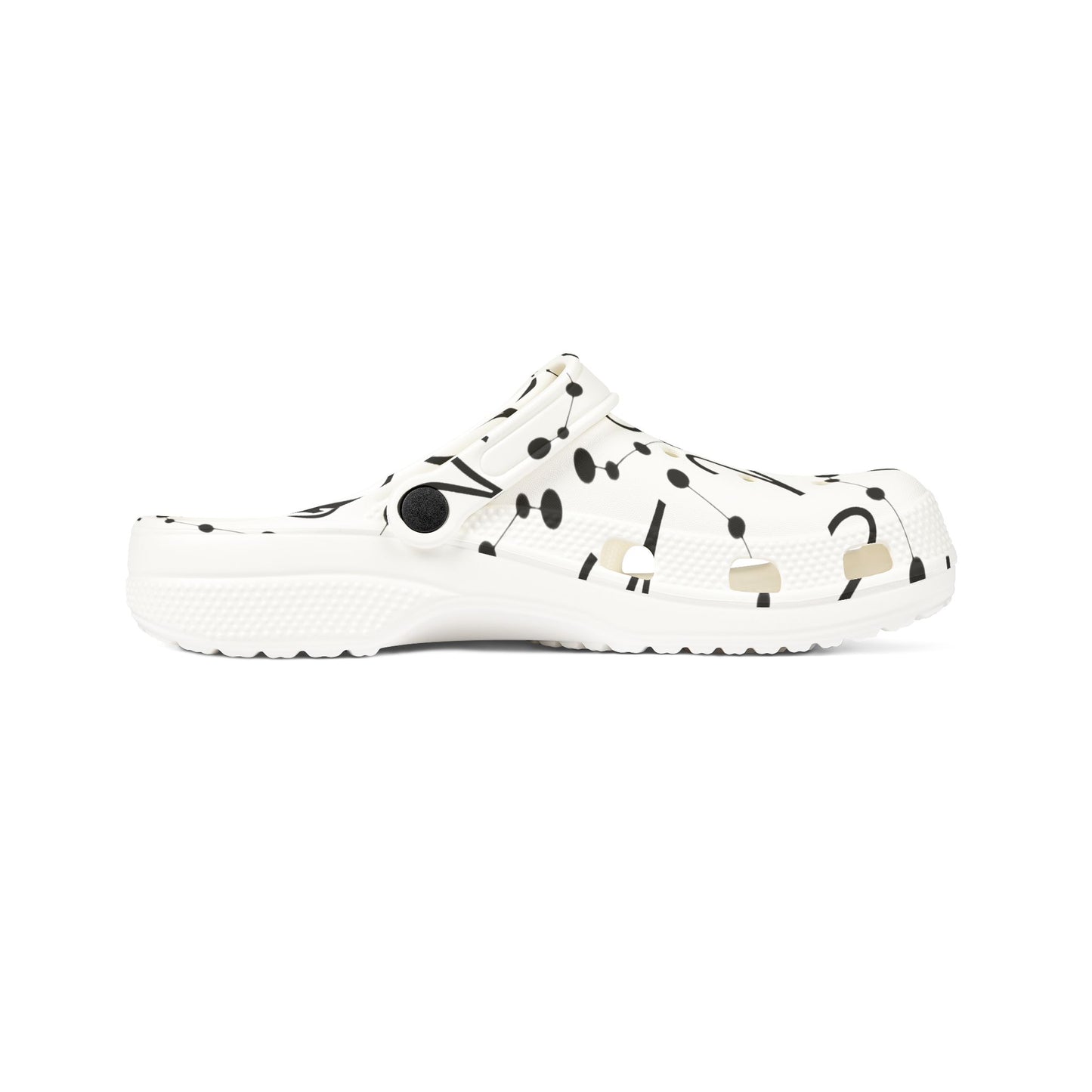 EVA Foam Rubber Shoes (AOP), Material 100% EVA, Aries Zodiac Design