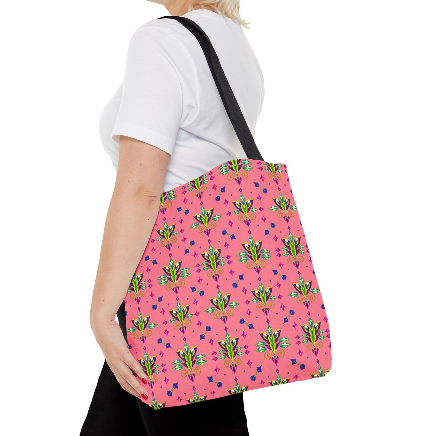 Tote Bag (AOP), Aquarius, Zodiac, Jewel Pattern