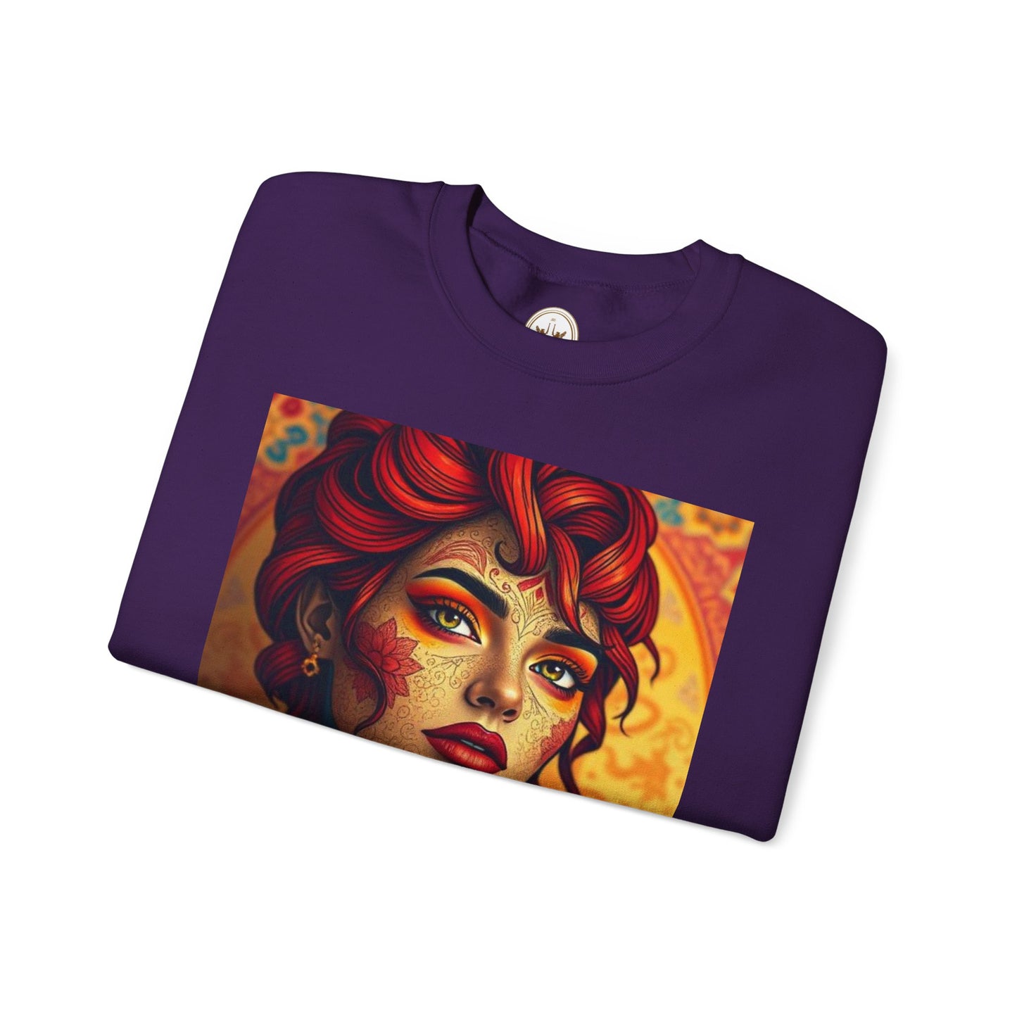 Unisex Heavy Blend™ Crewneck Sweatshirt, Aquarius, Zodiac v2, Sexy Pattern