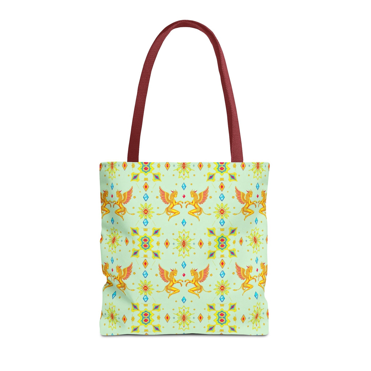 Tote Bag (AOP), Gemini, Zodiac v1, Jewel Pattern