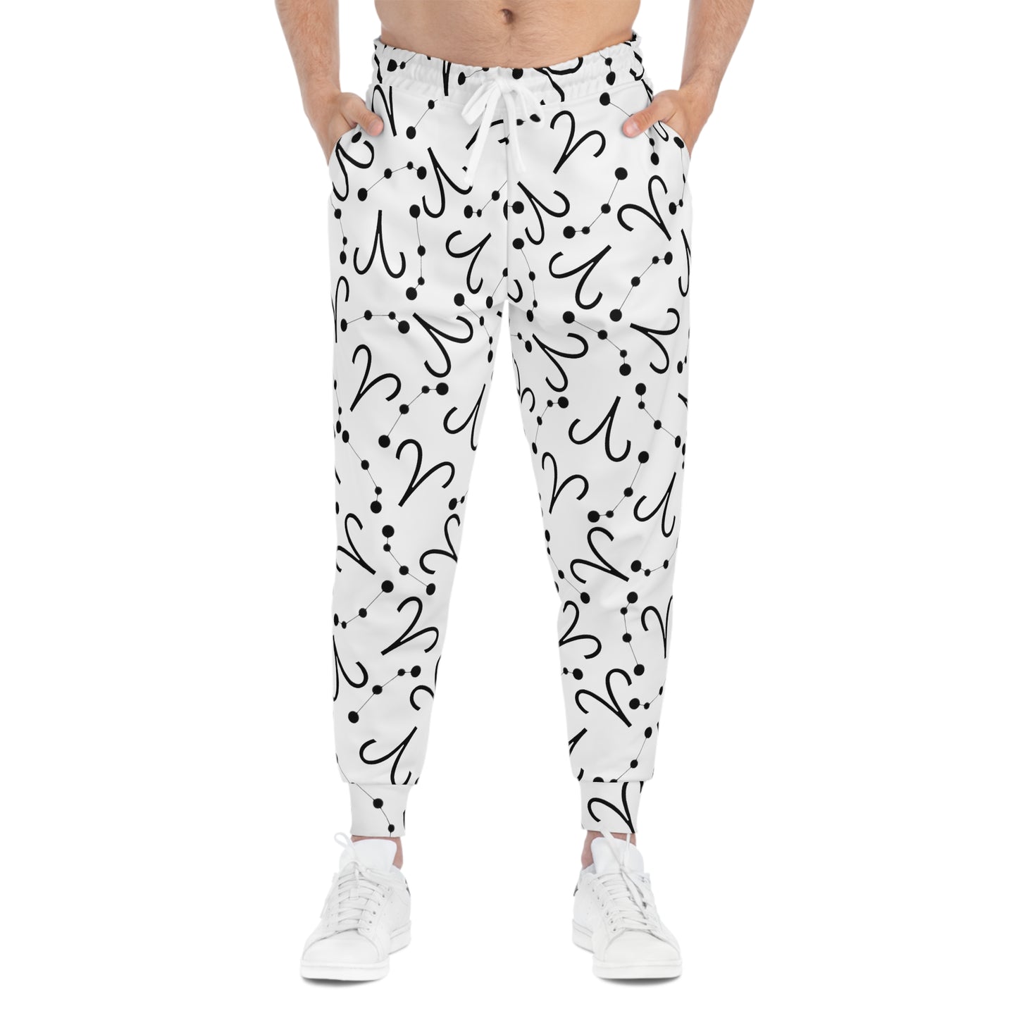 Athletic Joggers Aries Zodiac sign (AOP)