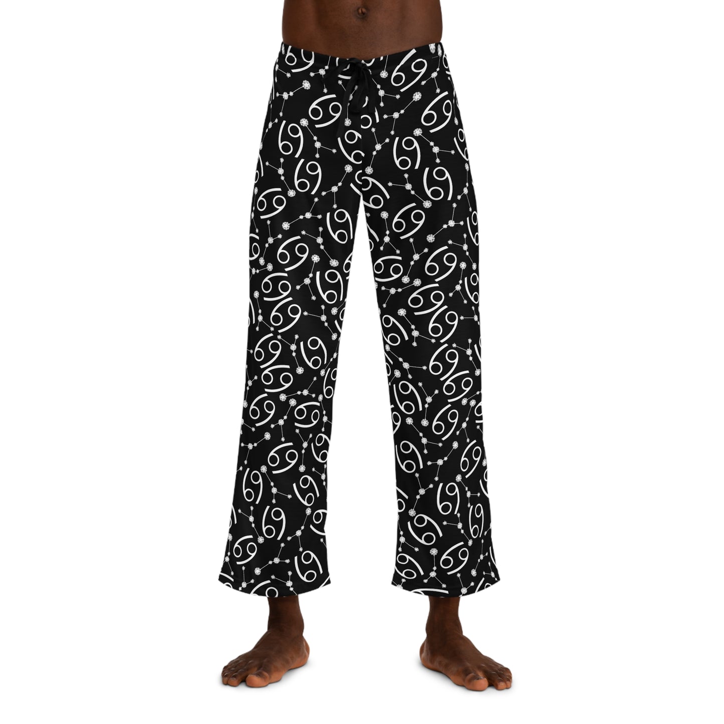 Men's Zodiac Pajama Pants (AOP) Cancer Zodiac Sign