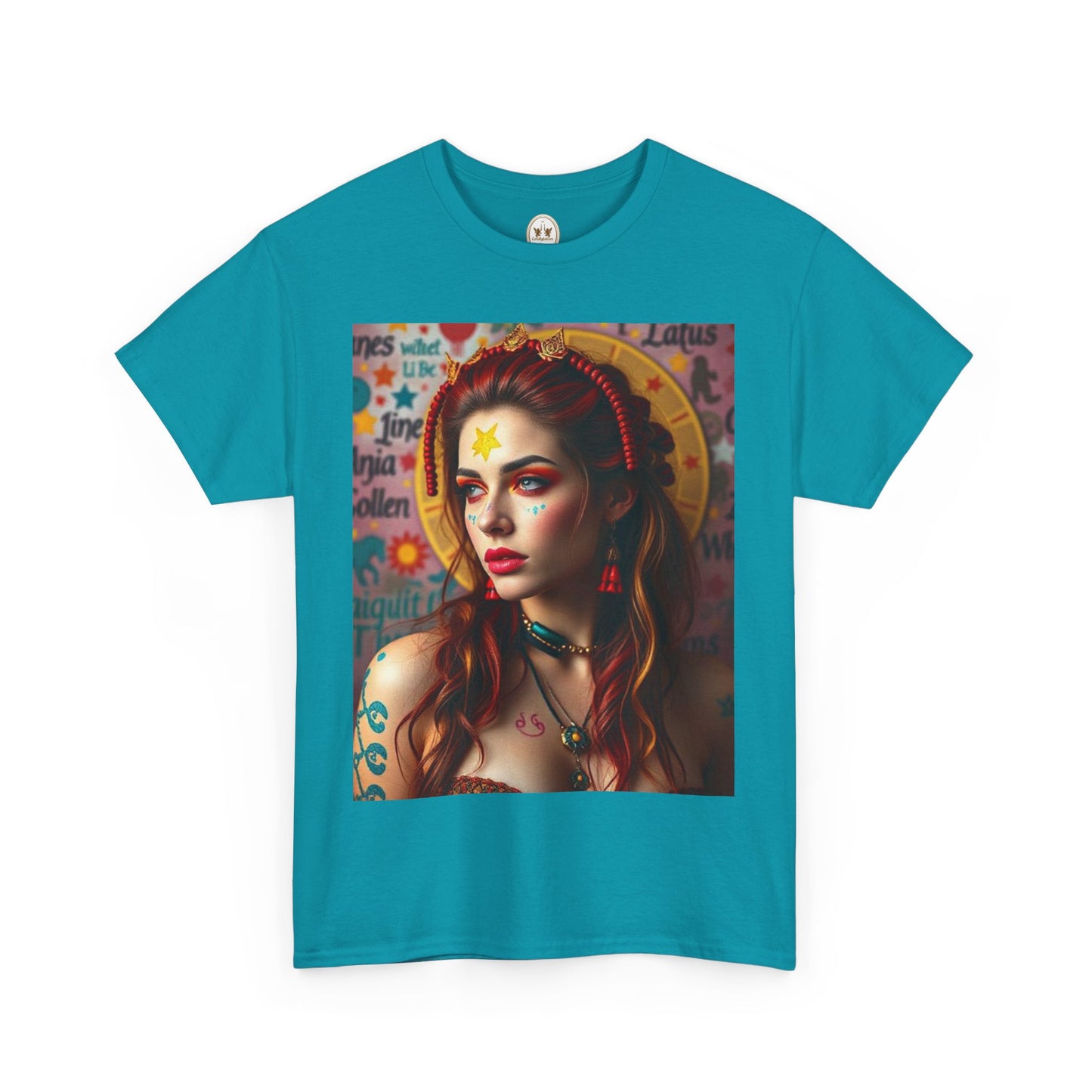 Unisex Heavy Cotton T-Shirt, Sagittarius, Zodiac, Sexy Art