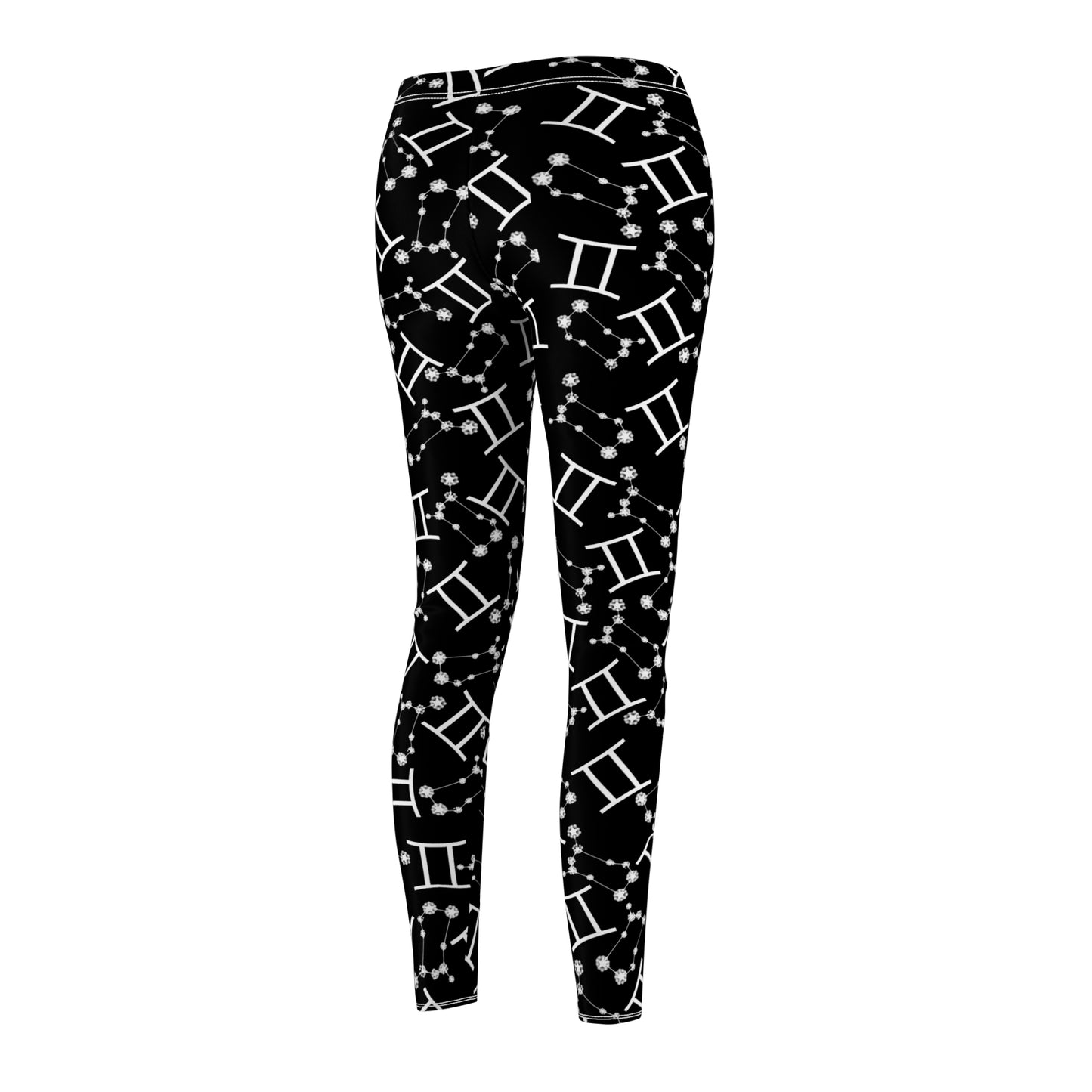 Women's Zodiac Cut & Sew Casual Leggings Gemini Zodiac sign