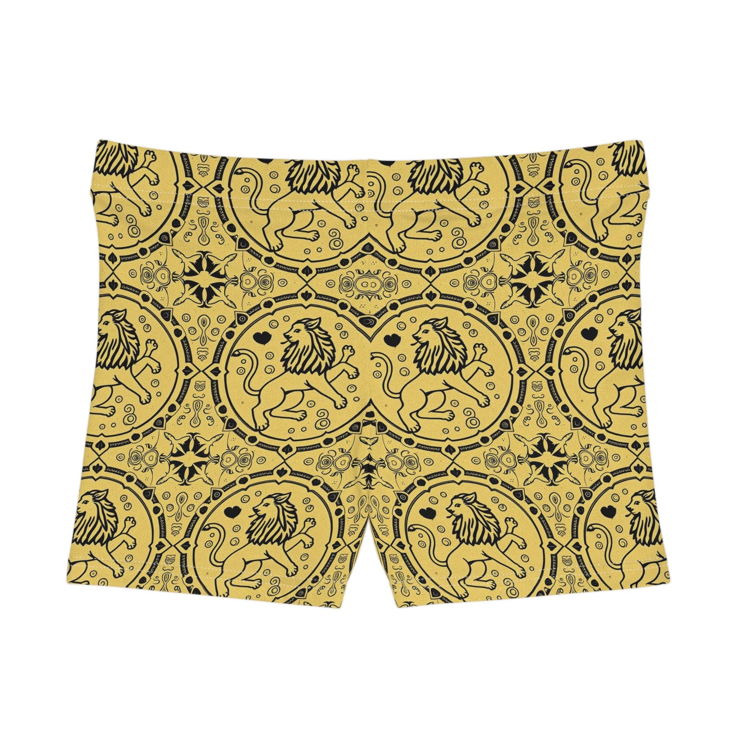 Women's Shorts, AOP, Leo, Zodiac v1, Pattern