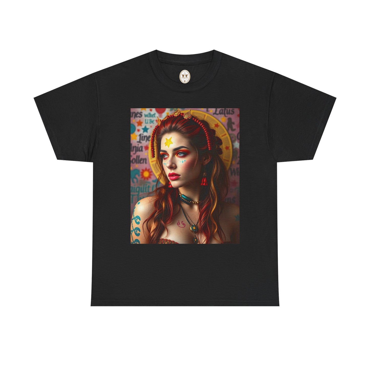 Unisex Heavy Cotton T-Shirt, Sagittarius, Zodiac, Sexy Art