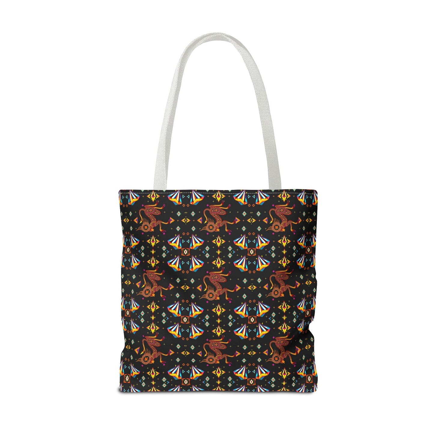 Tote Bag (AOP), Virgo, Zodiac, Jewel Pattern