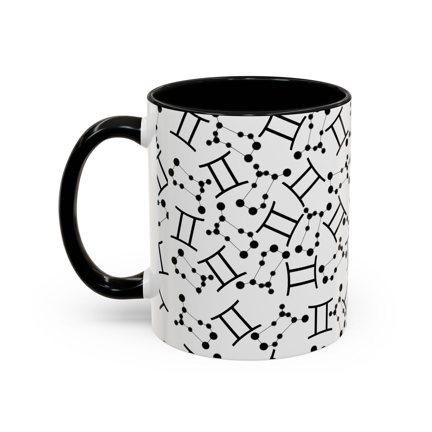 Accent Coffee Mug with the Gemini sign (11, 15oz)