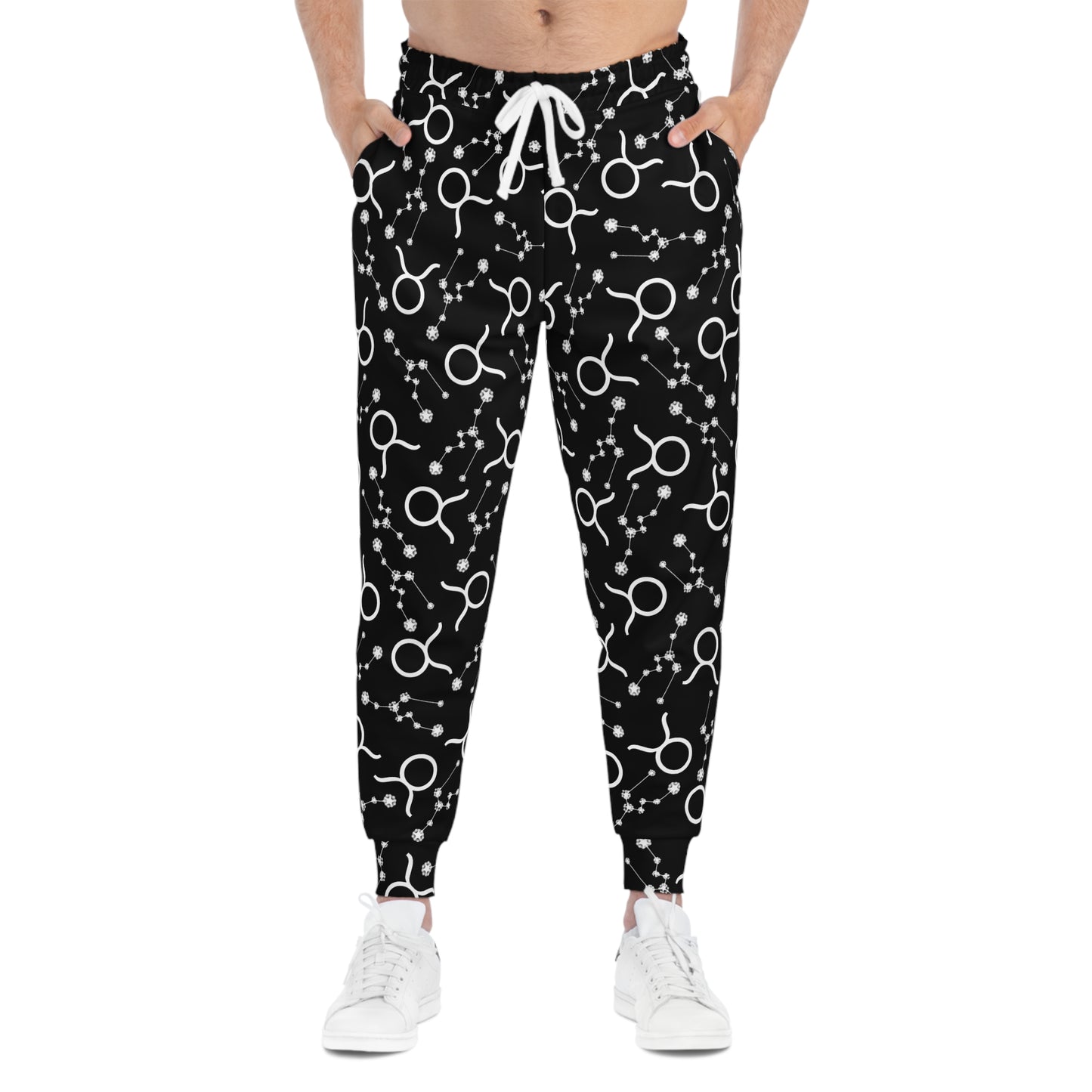 Athletic Joggers Taurus Zodiac sign (AOP)