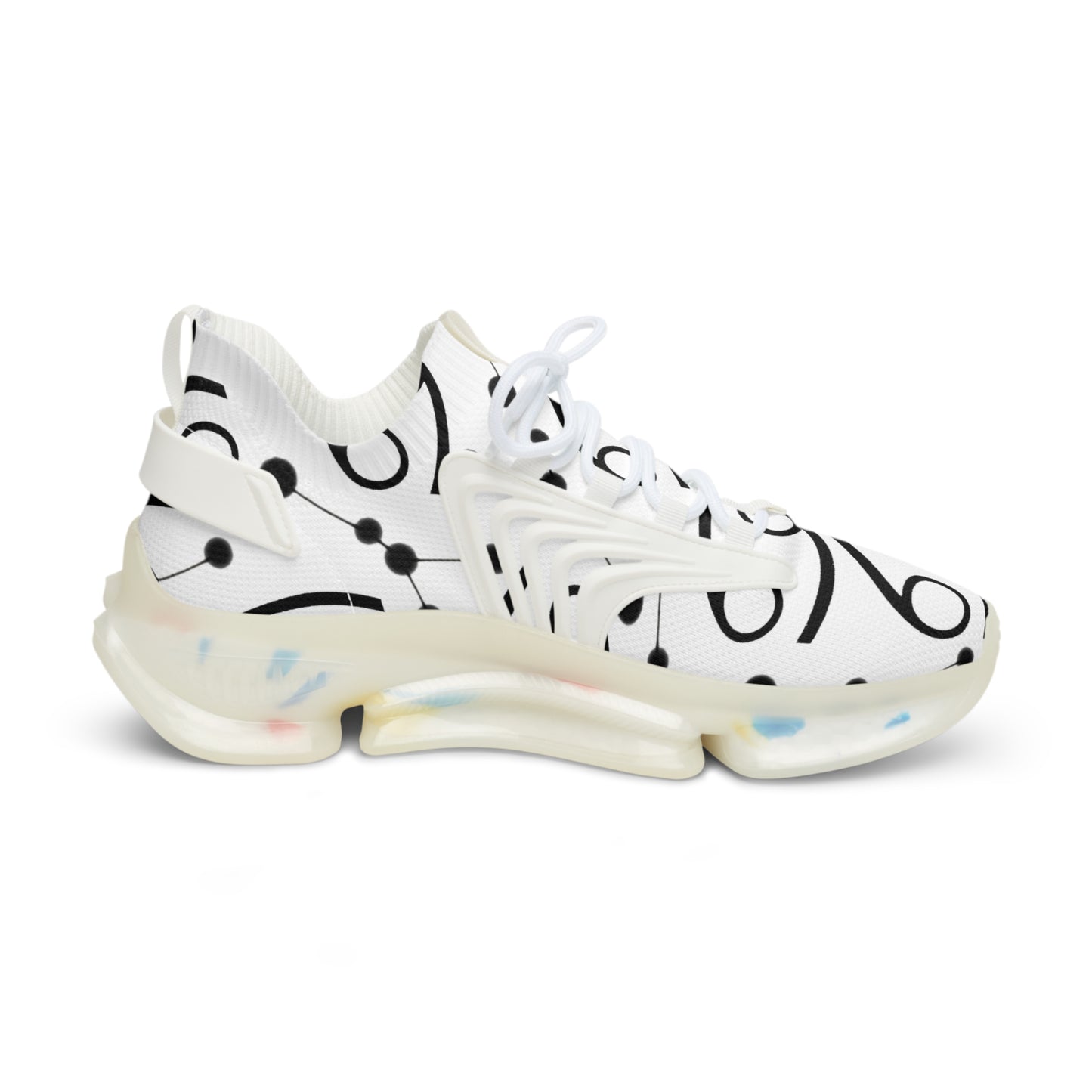 Men's Mesh Sneakers, Cancer Zodiac Sign, all over print