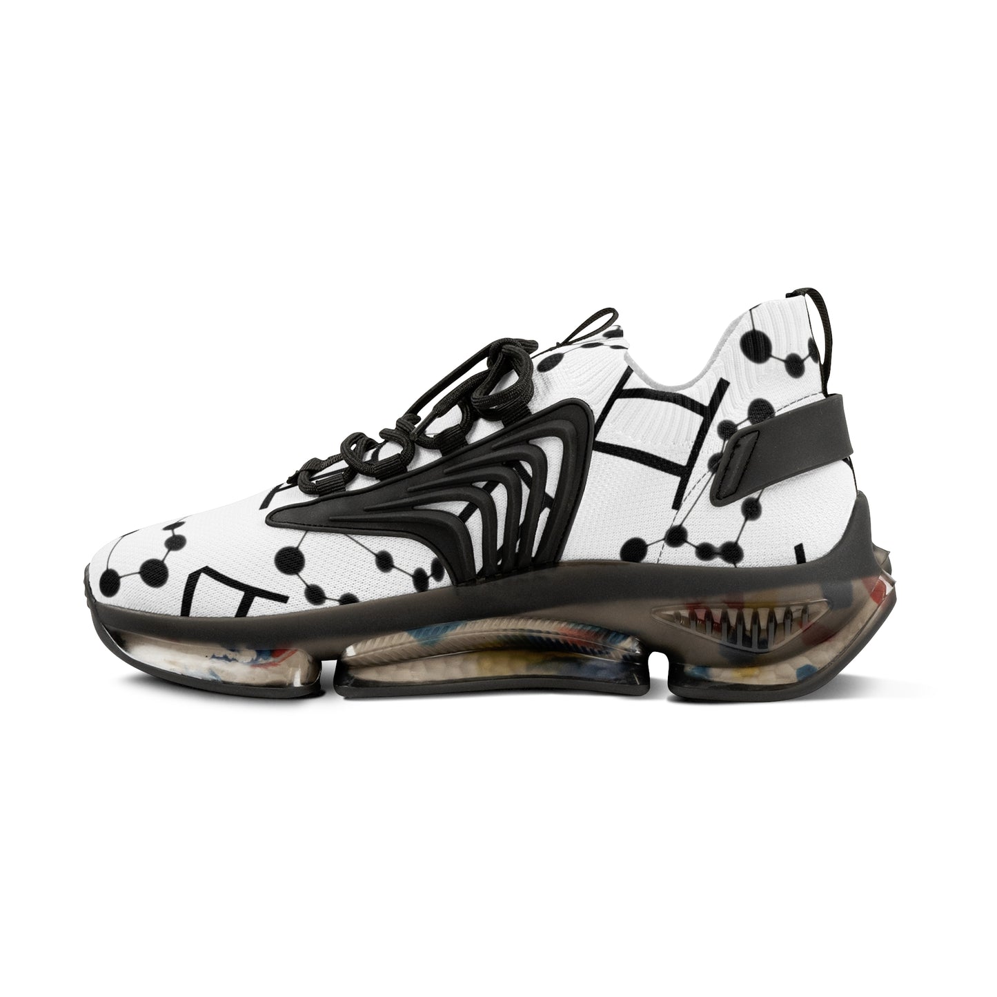Men's Mesh Sneakers, Gemini Zodiac Sign, all over print