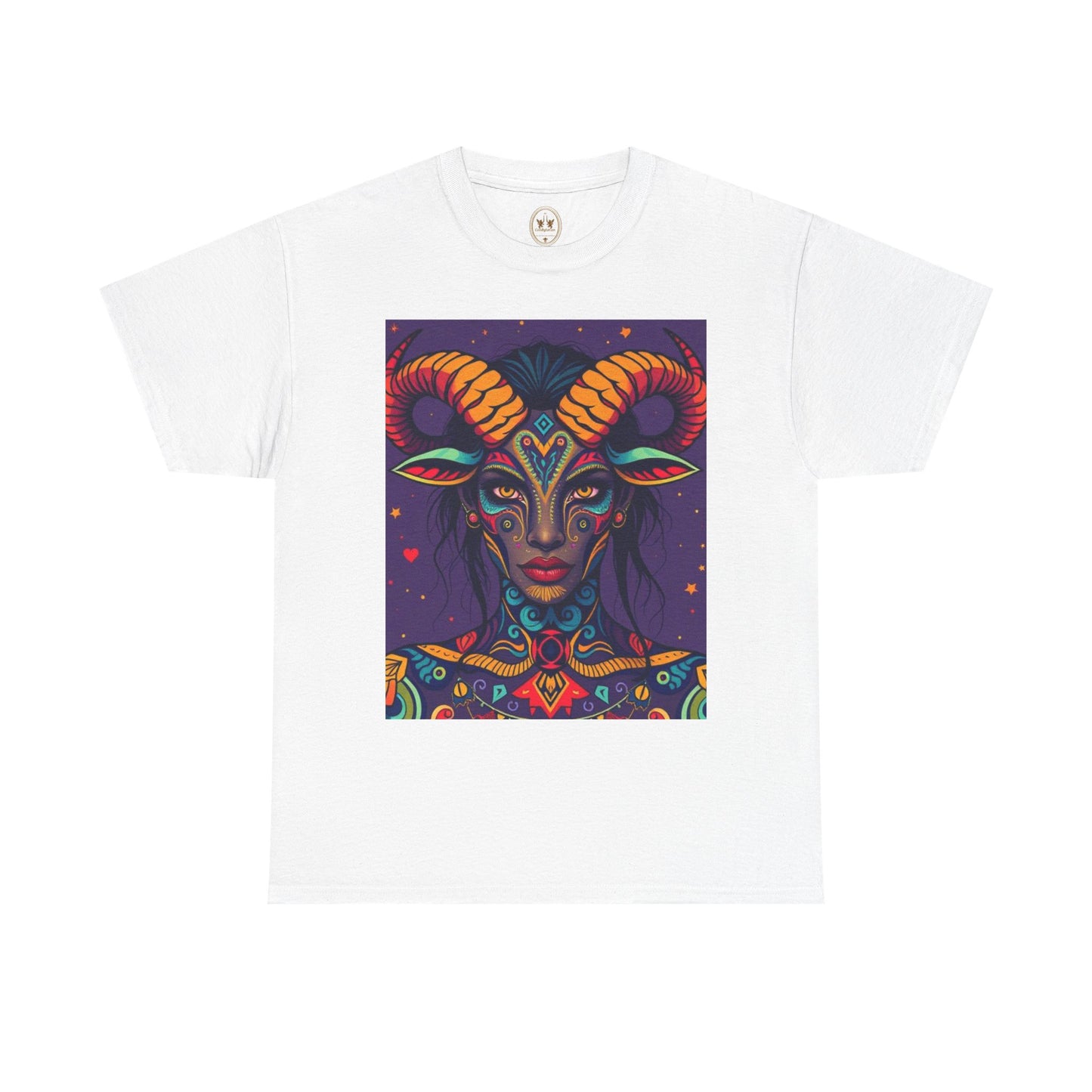 Unisex Heavy Cotton T-Shirt, Taurus, Zodiac v3, Sexy Art