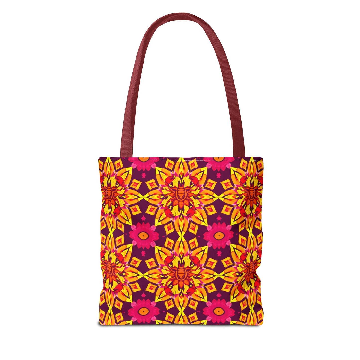 Tote Bag (AOP), Scorpio, Zodiac, Flower Pattern