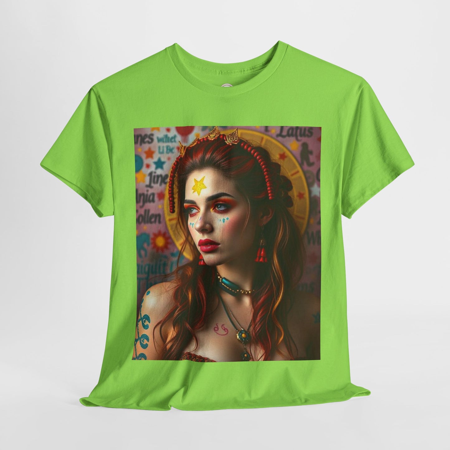 Unisex Heavy Cotton T-Shirt, Sagittarius, Zodiac, Sexy Art