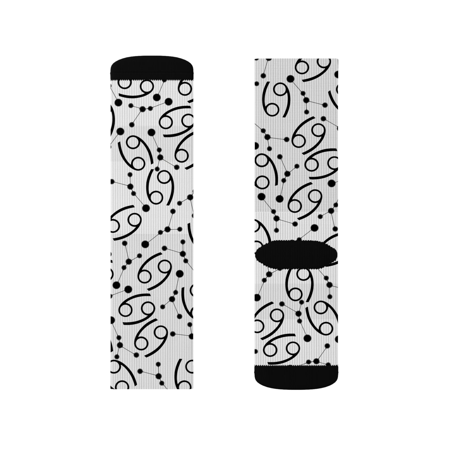 Zodiac Sublimation Socks Cancer Zodiac sign